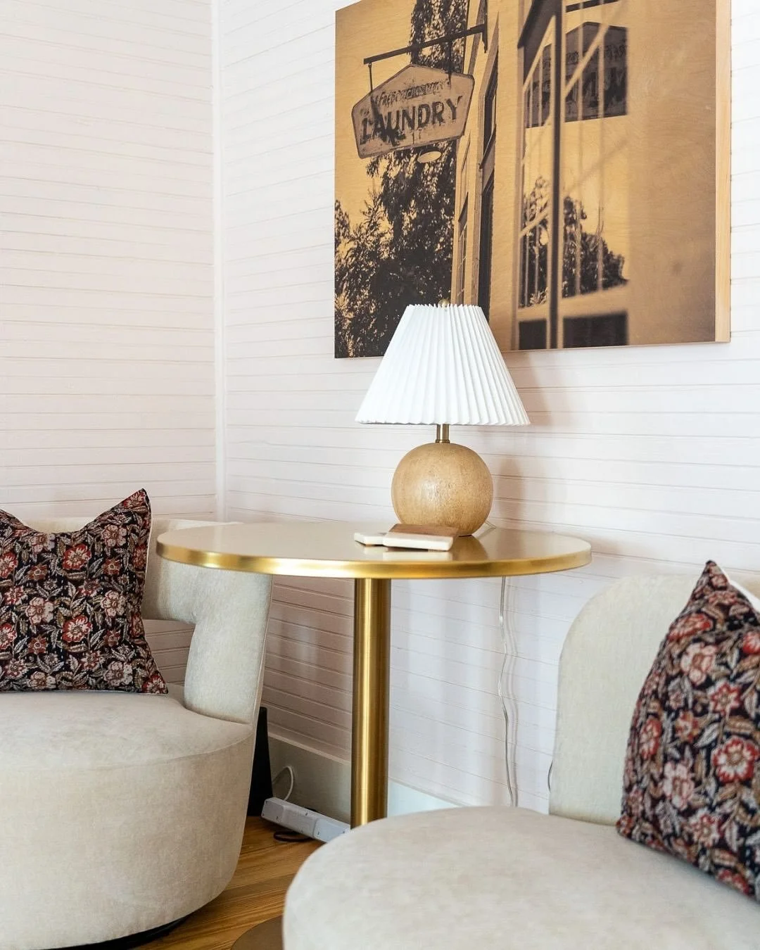 No. 1 at Austin Four Twelve combines comfort and charm. This studio-style suite features a king bed, walk-in shower, jetted tub, kitchenette, and private courtyard &mdash; all centered around a glowing fireplace. Book your stay at the link in our bio