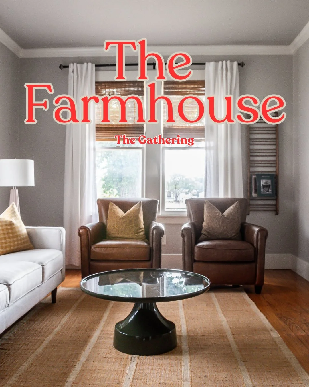Welcome to The Farmhouse at The Gathering &mdash; where classic charm meets thoughtful comforts, and every stay feels easy, warm, and inviting ✨