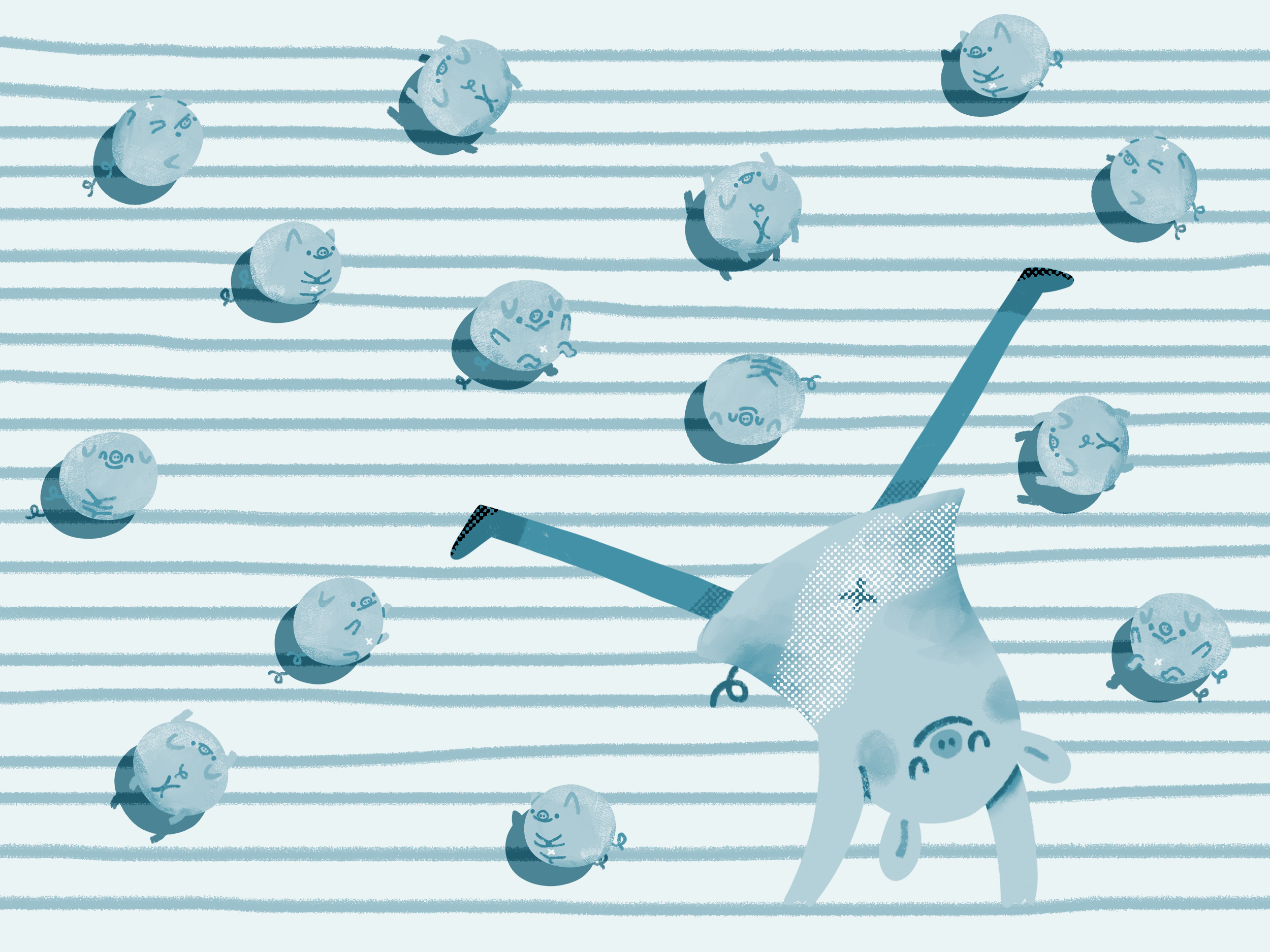 Pigaboo background illustration