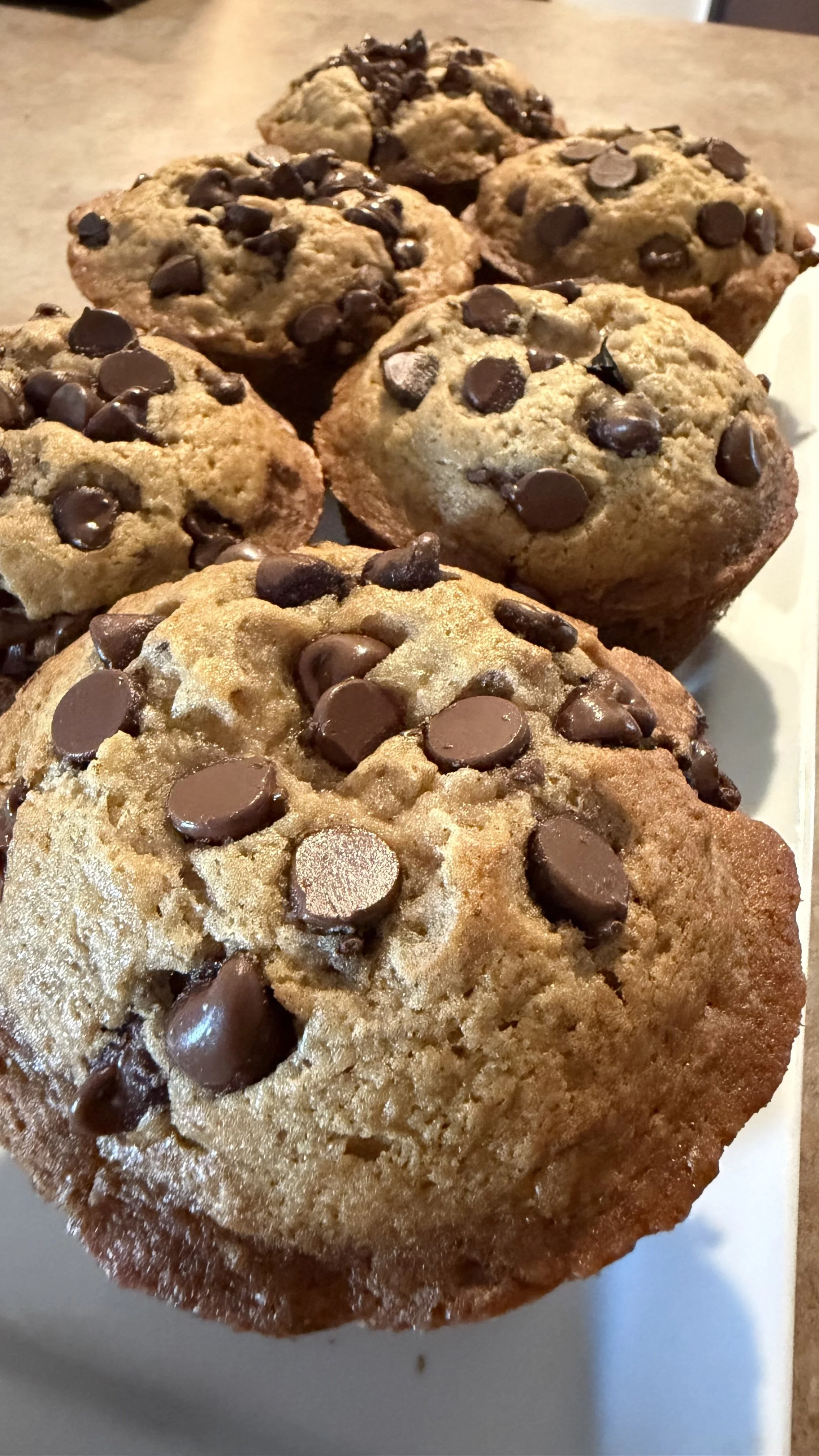 XL Banana Chip Muffins
