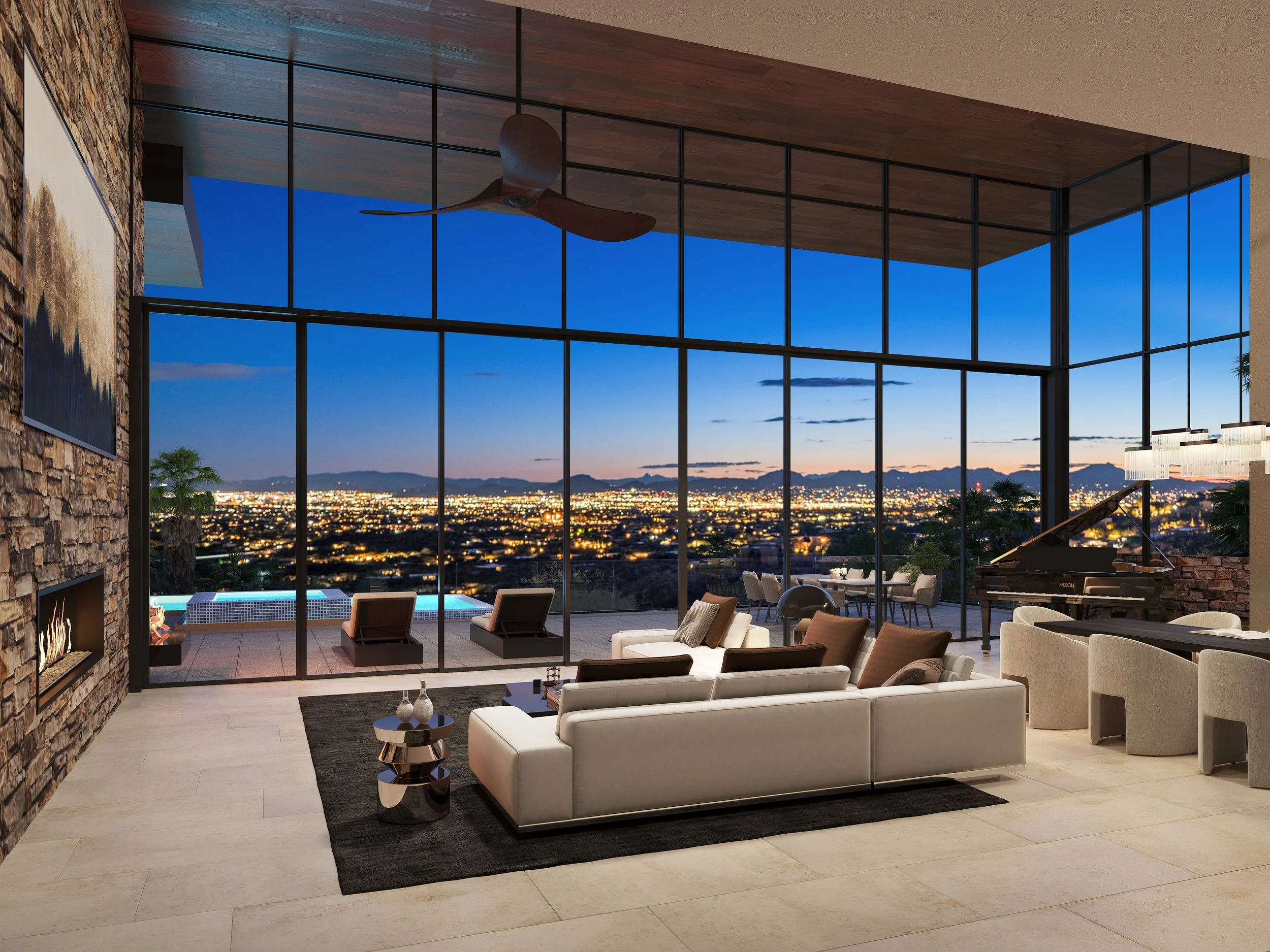 Great Room - City View
