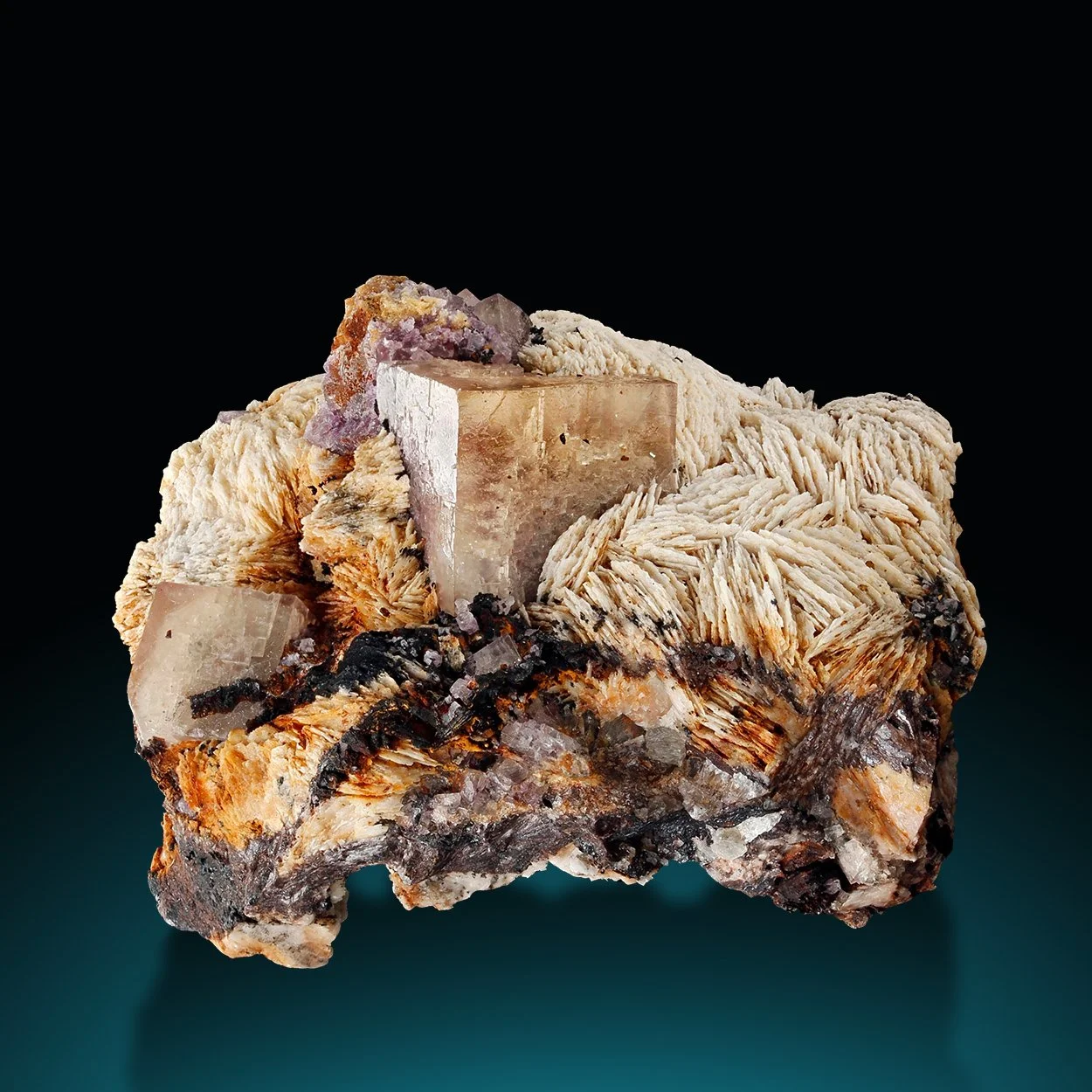 Fluorite with Baryte (M884)