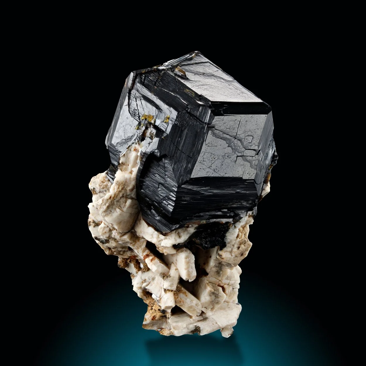 Andradite on Feldspar (M1216)