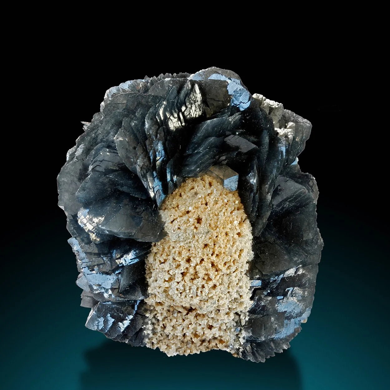 Calcite & Boulangerite (M877)