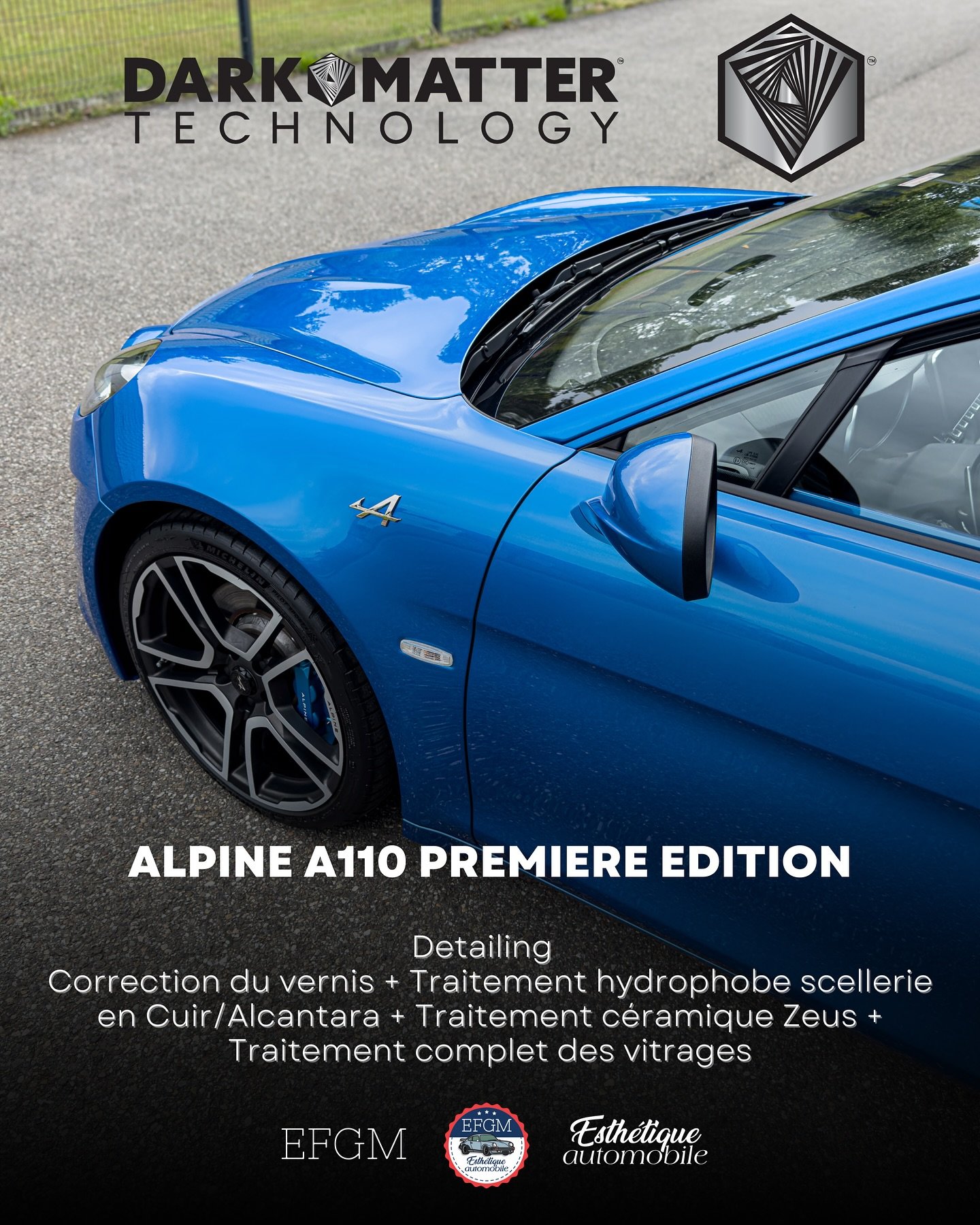 ALPINE A110 – PREMIÈRE ÉDITION
Série numérotée | Ligne mythique | Made in France 🇫🇷
Chez EFGM ESTHÉTIQUE AUTOMOBILE, on ne se contente pas de rénover.
On révèle la noblesse de ch