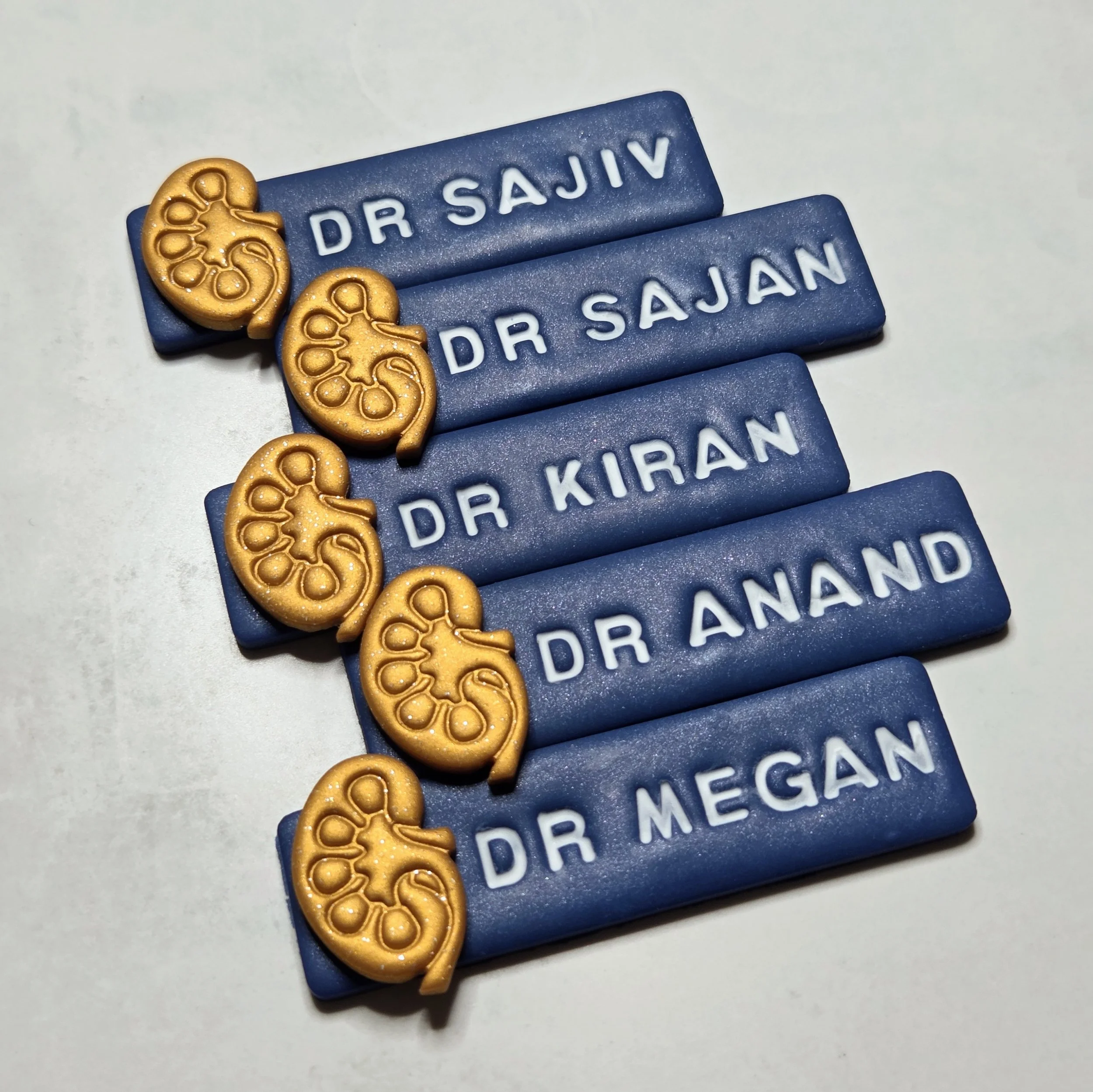 Customised Kidney Name Badge
