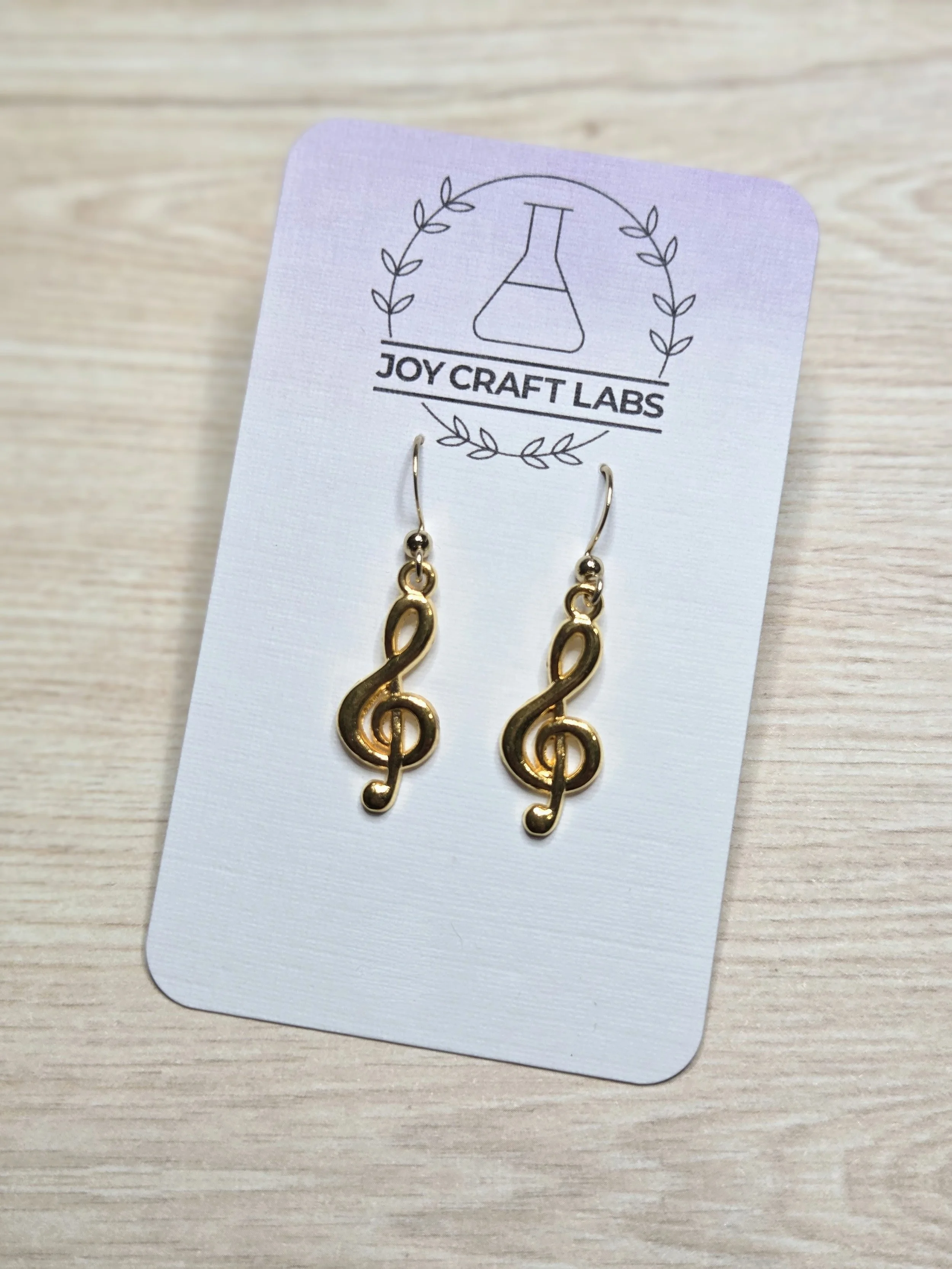Treble Clef Earrings