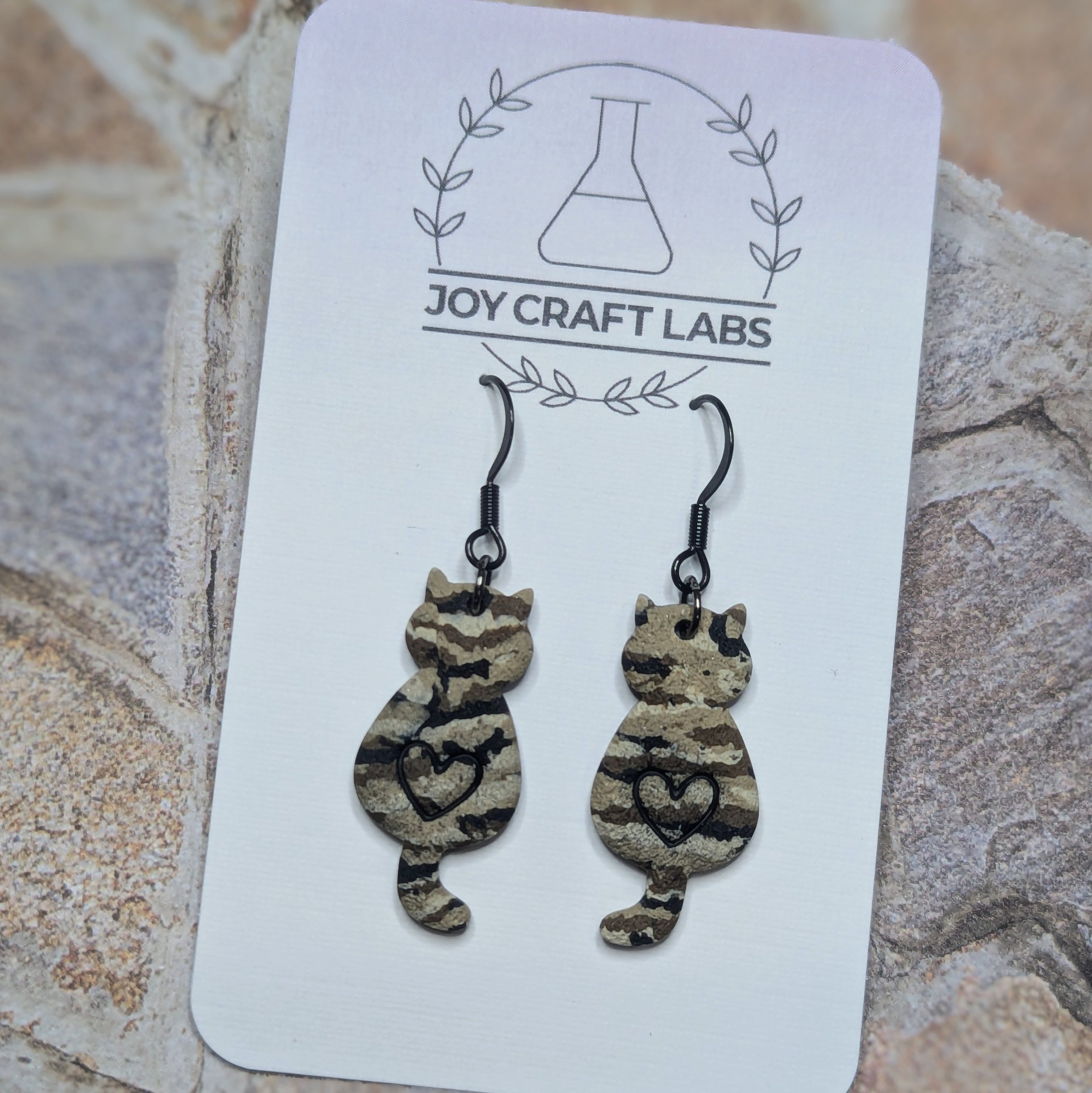 Stripey Cat Dangles