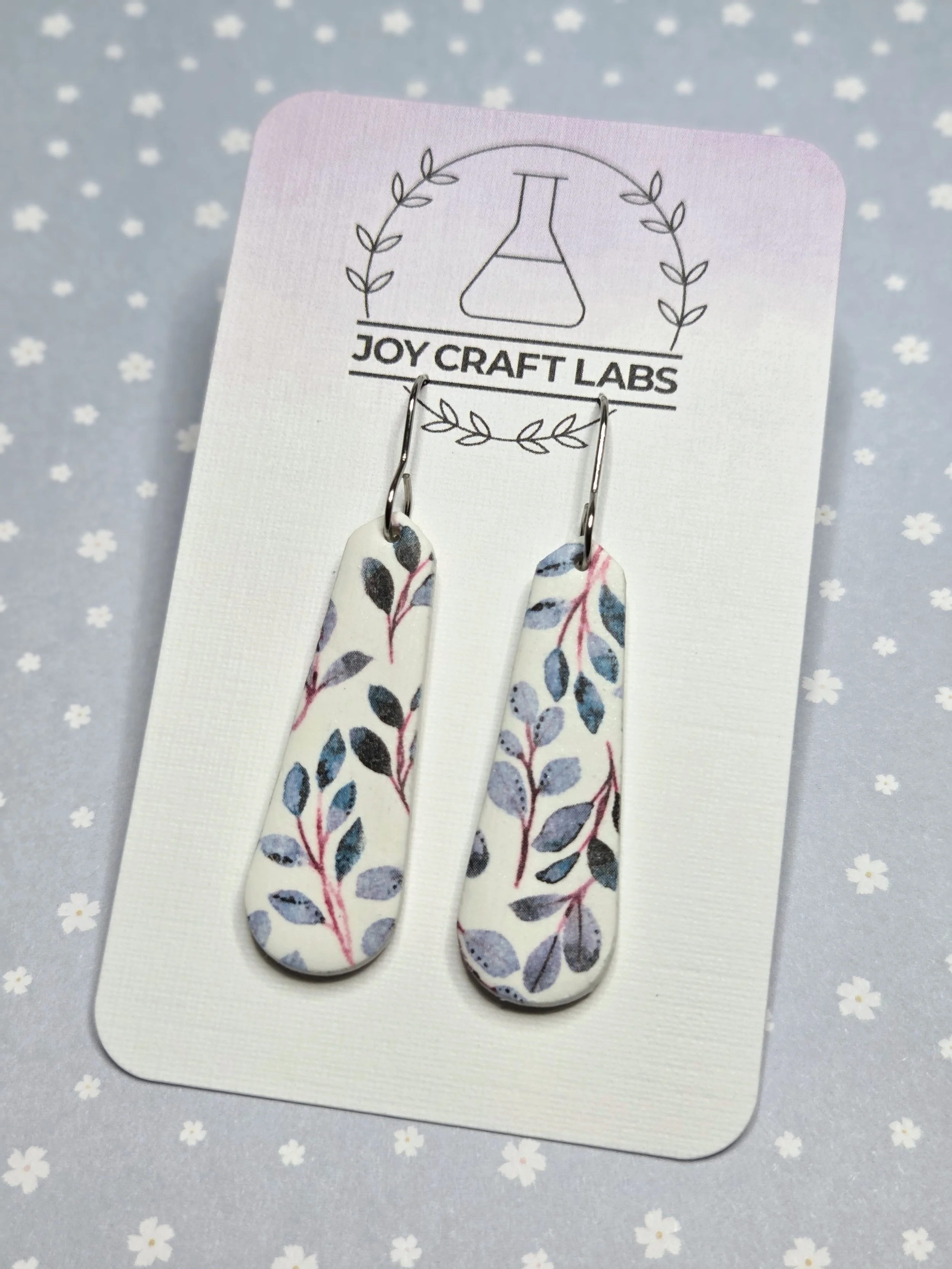 Blue Foliage Gatsby Dangles