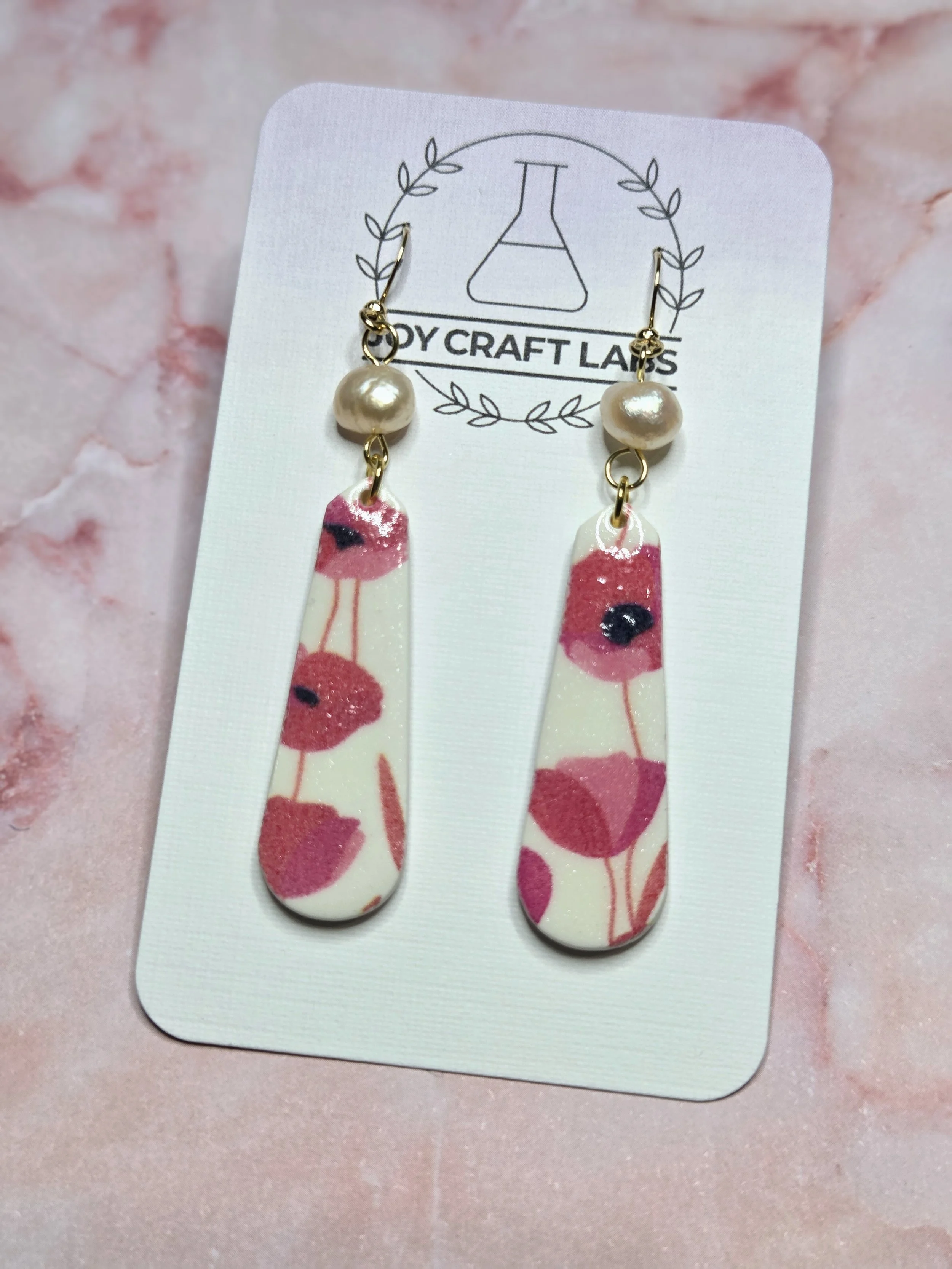 Poppy Gatsby Dangles
