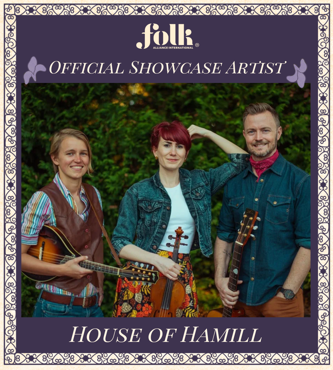 Official Showcase with image of the band House of Hamill