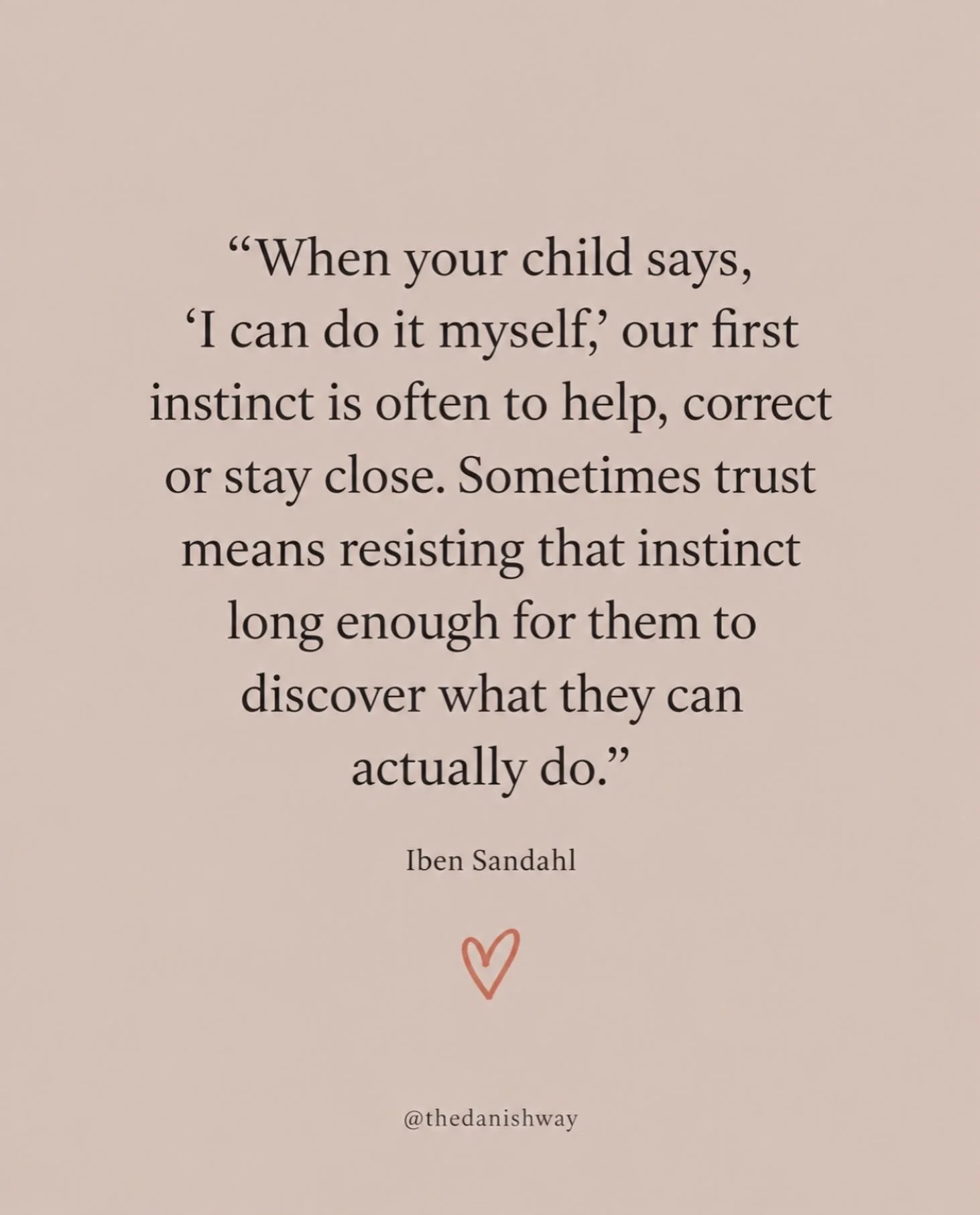 Giving our children room to try is one part of trust. What happens when they do not get it right is another. I do not think trust is proven by getting everything right. If that were the case, children would have very little chance to develop it. They
