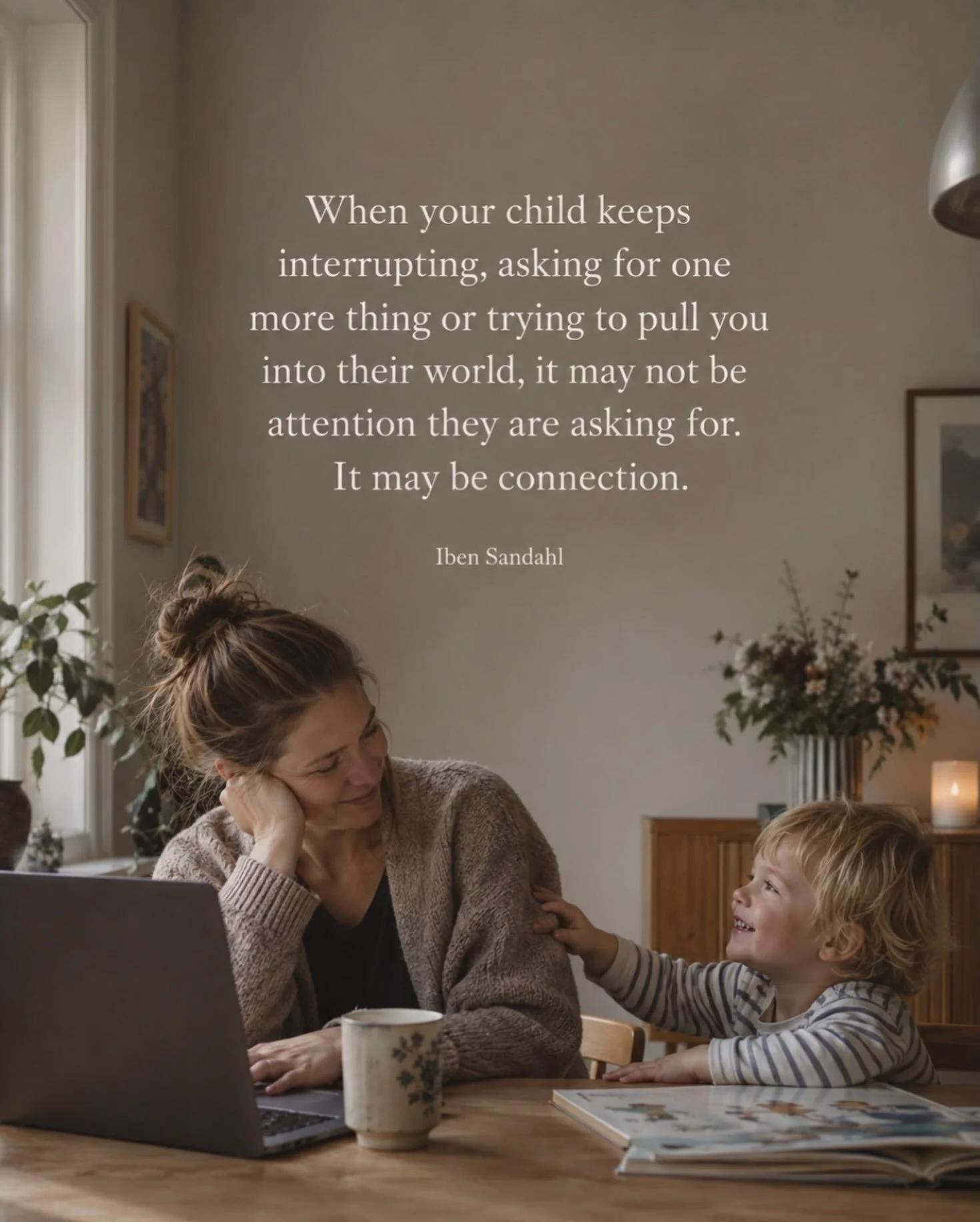 Sometimes we do not notice that the contact with our children has become a little thin. We are together, of course. We make dinner, drive them somewhere, help with homework, answer questions and try to get through everything that belongs to ordinary 