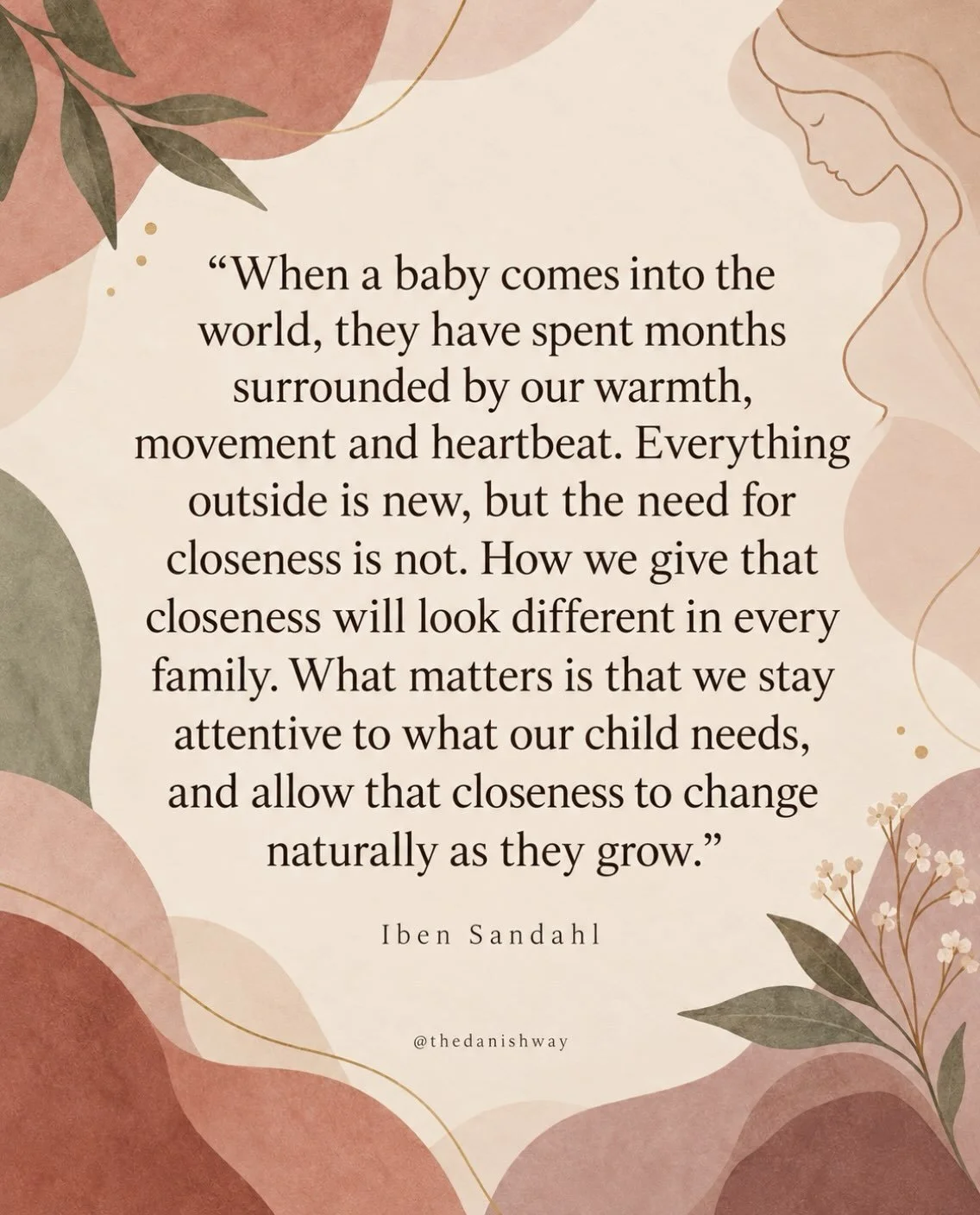 When my daughters were babies, I often held them against my chest so they could still hear my heartbeat. After having carried them so close for months, that felt completely right to me.

I wanted some of that closeness to continue while they slowly b