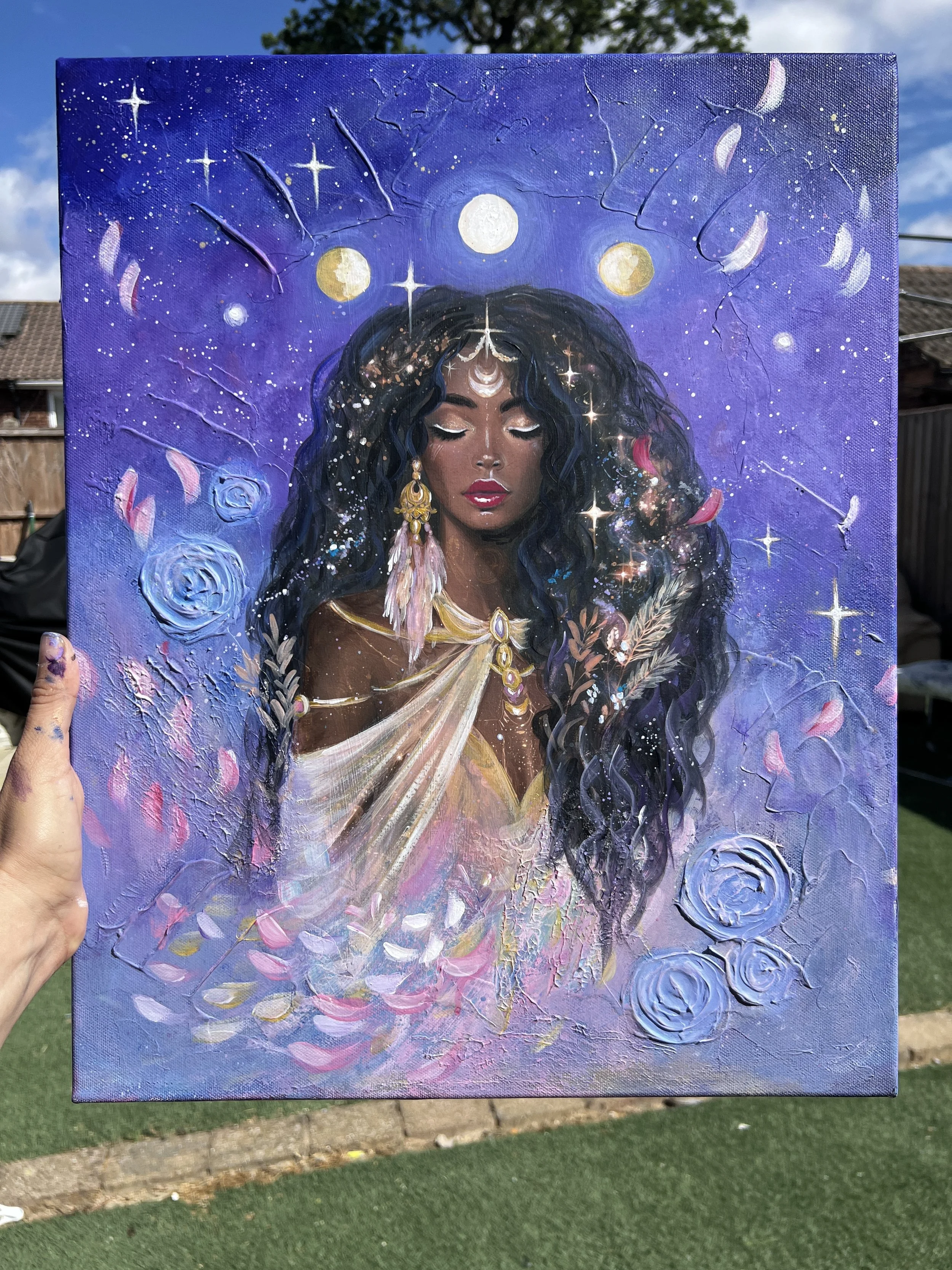 ‘Cosmic Queen’ Original Painting Limited Edition