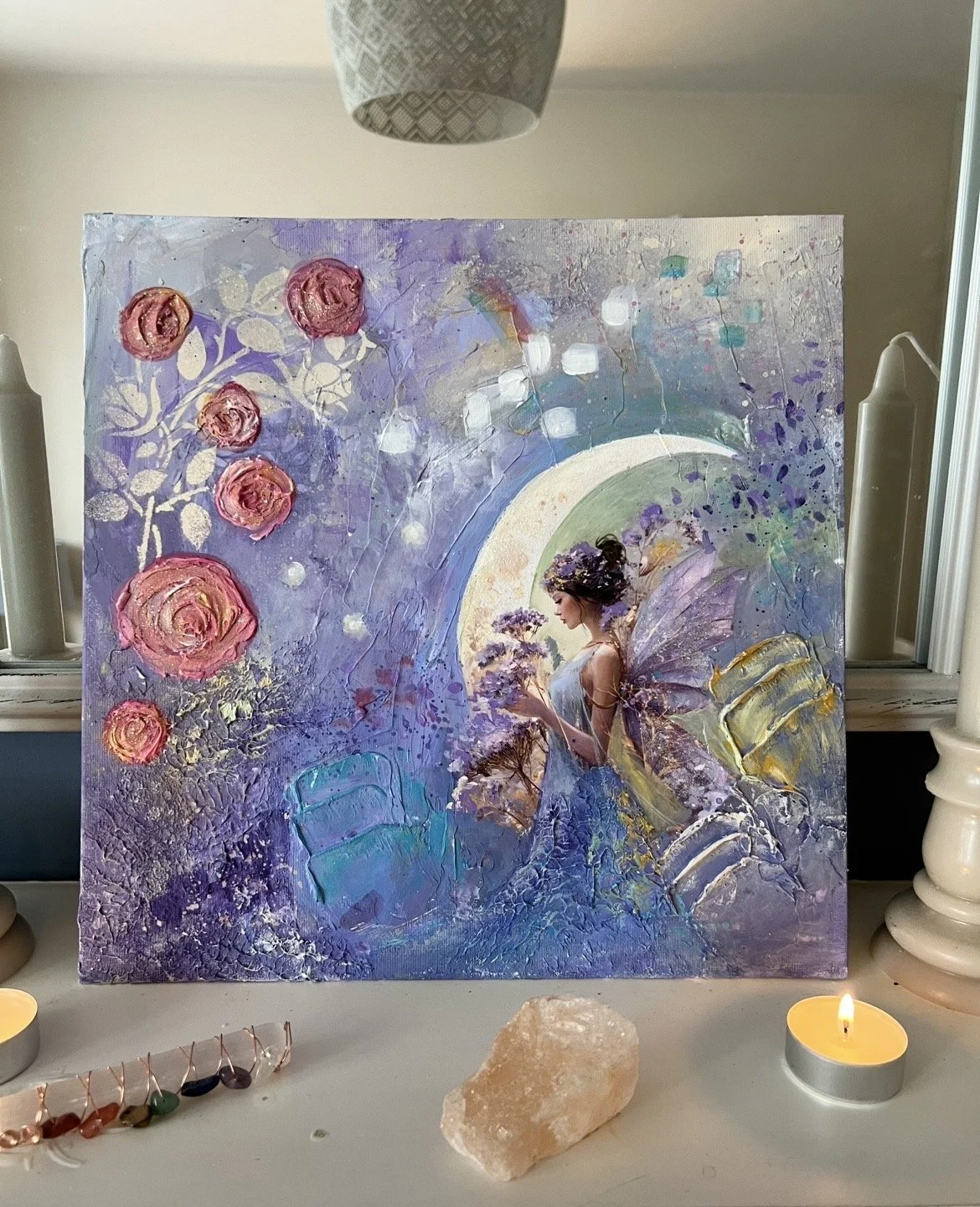 ‘Fairie Magic ’ flat canvas original painting
