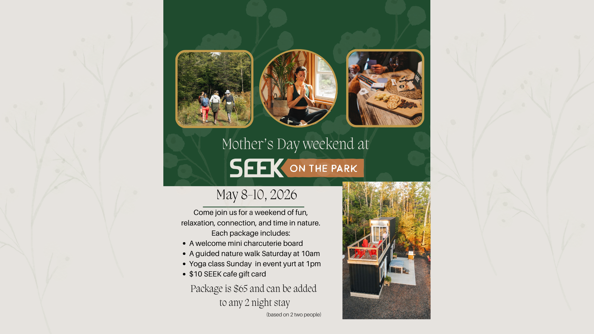 Mother's Day Weekend Package