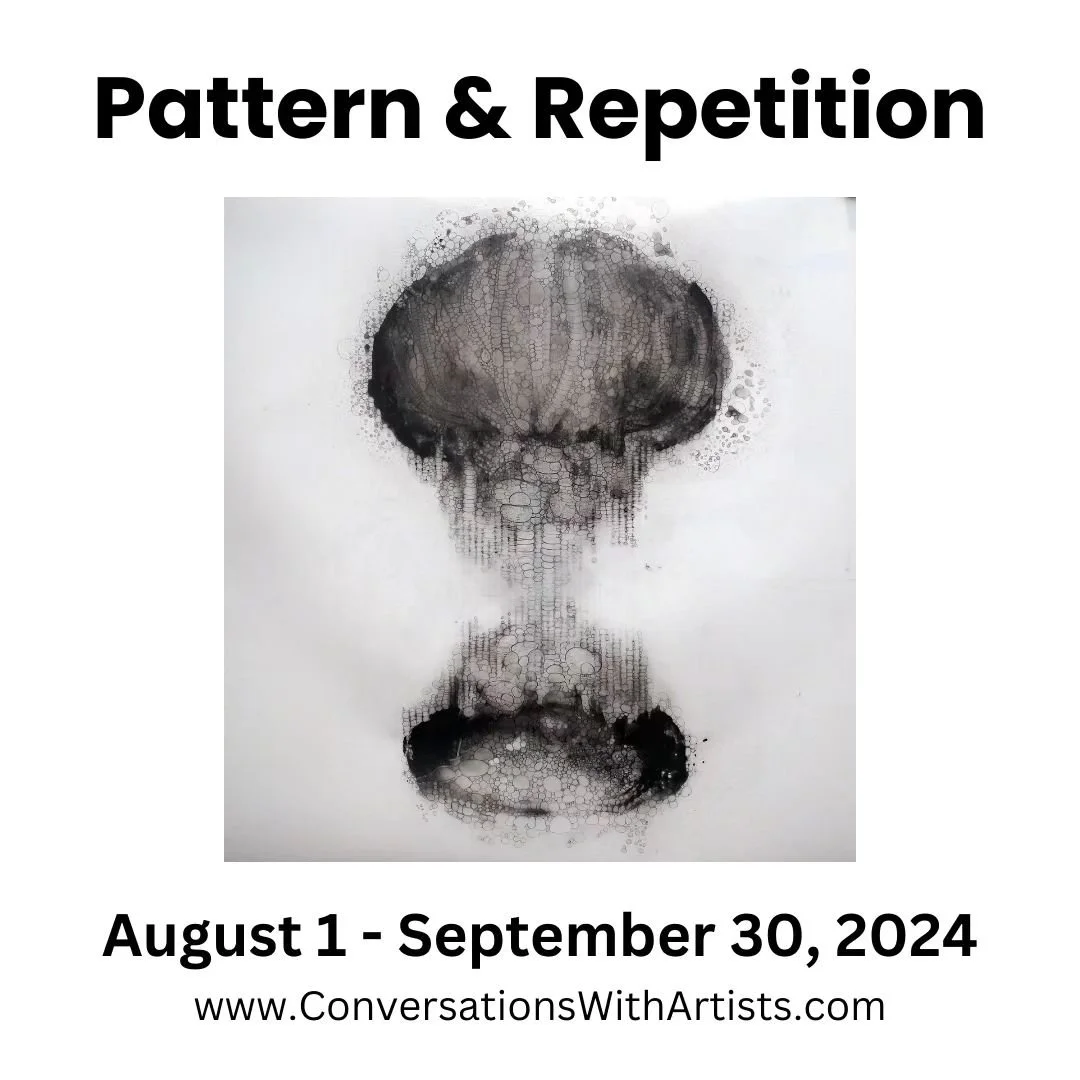 Online exhibit, Pattern &amp; Repetition, @conversations_with_artists 

First online exhibit for me. I know everyone did this in 2020 as we all sought ways to normalize life during lockdown, but I am a late bloomer. Link in bio!