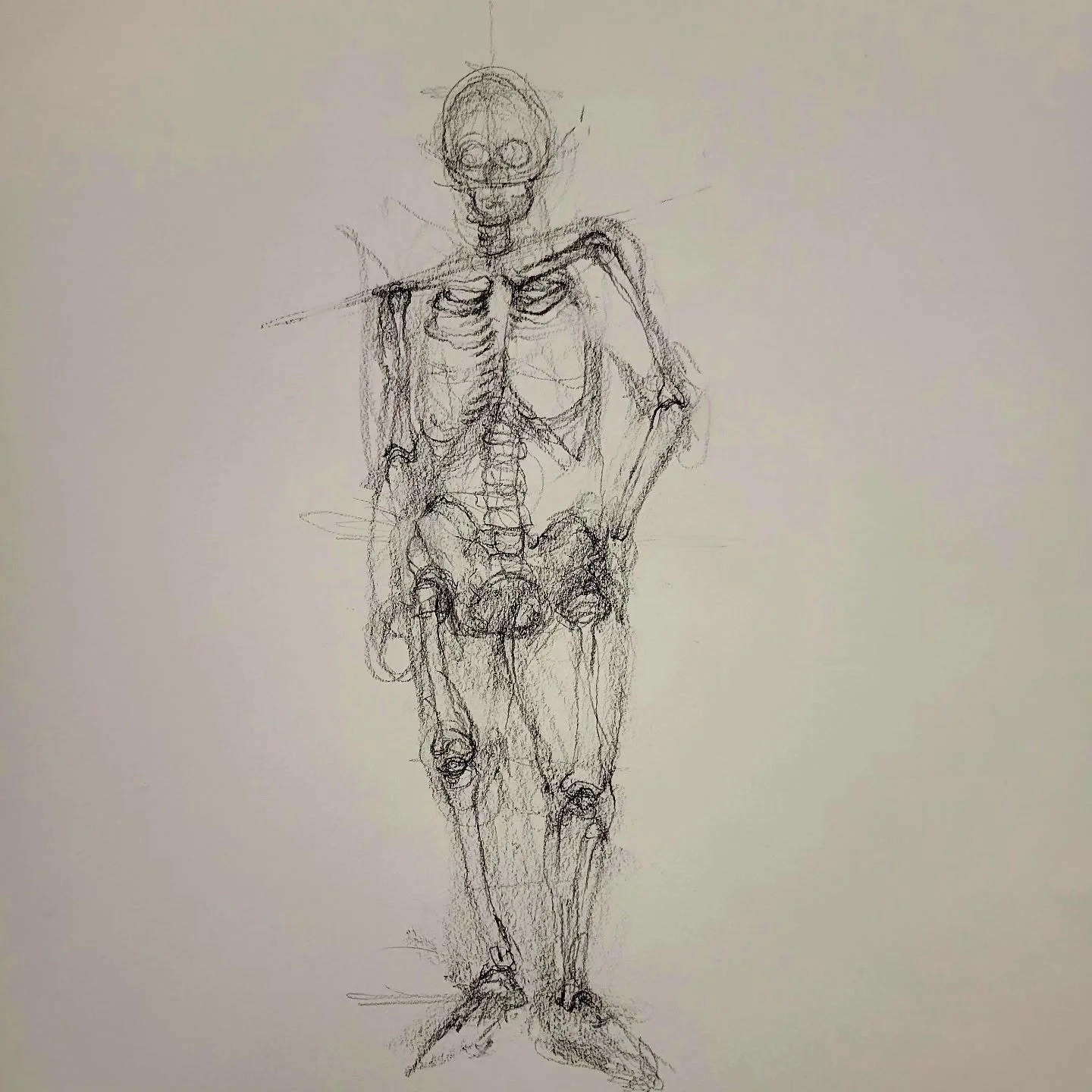 Focusing on the #skeleton in class, just in time for Halloween 🎃 💀 Thanks for the pose @ellipsis_nick