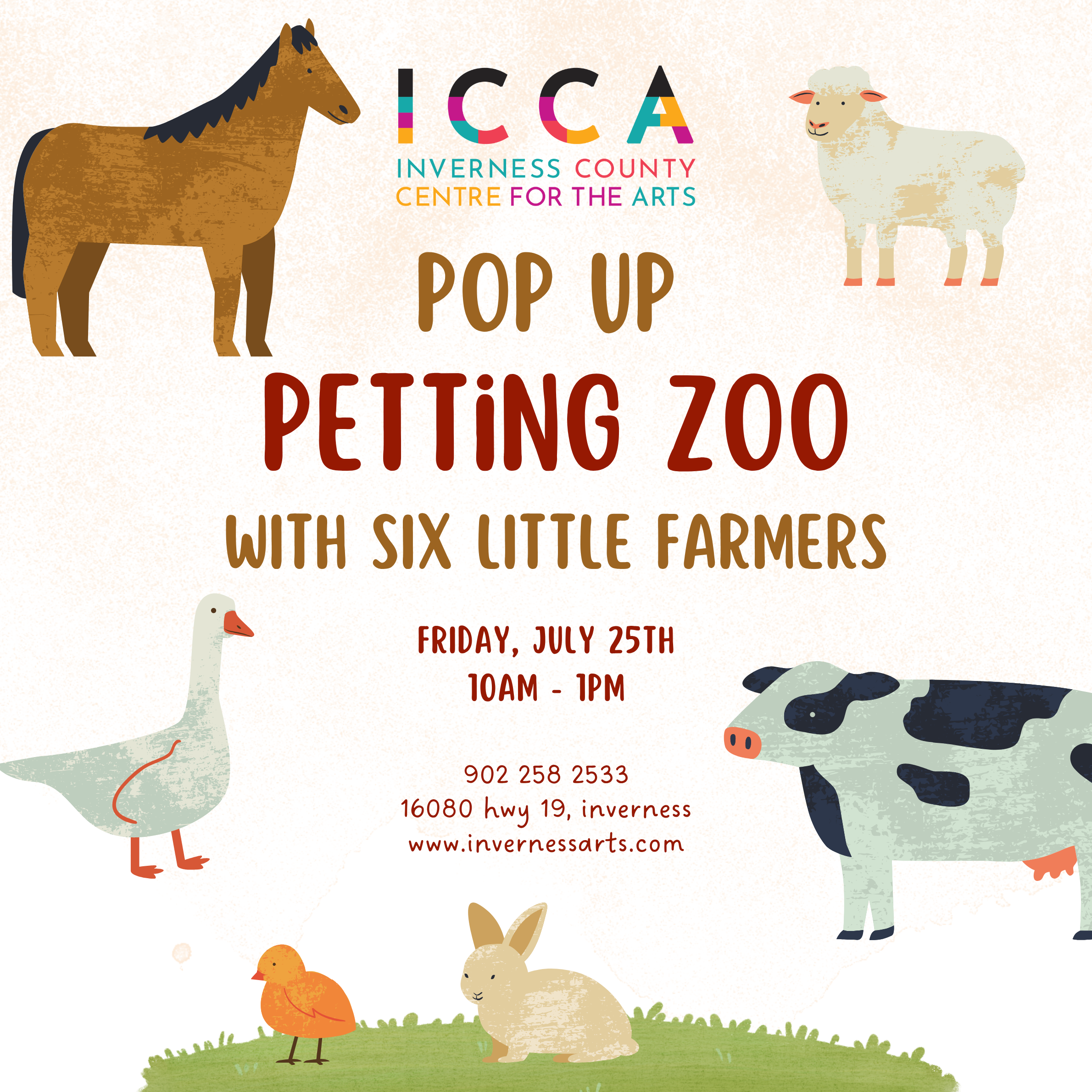 POP UP PETTING ZOO WITH SIX LITTLE FARMERS