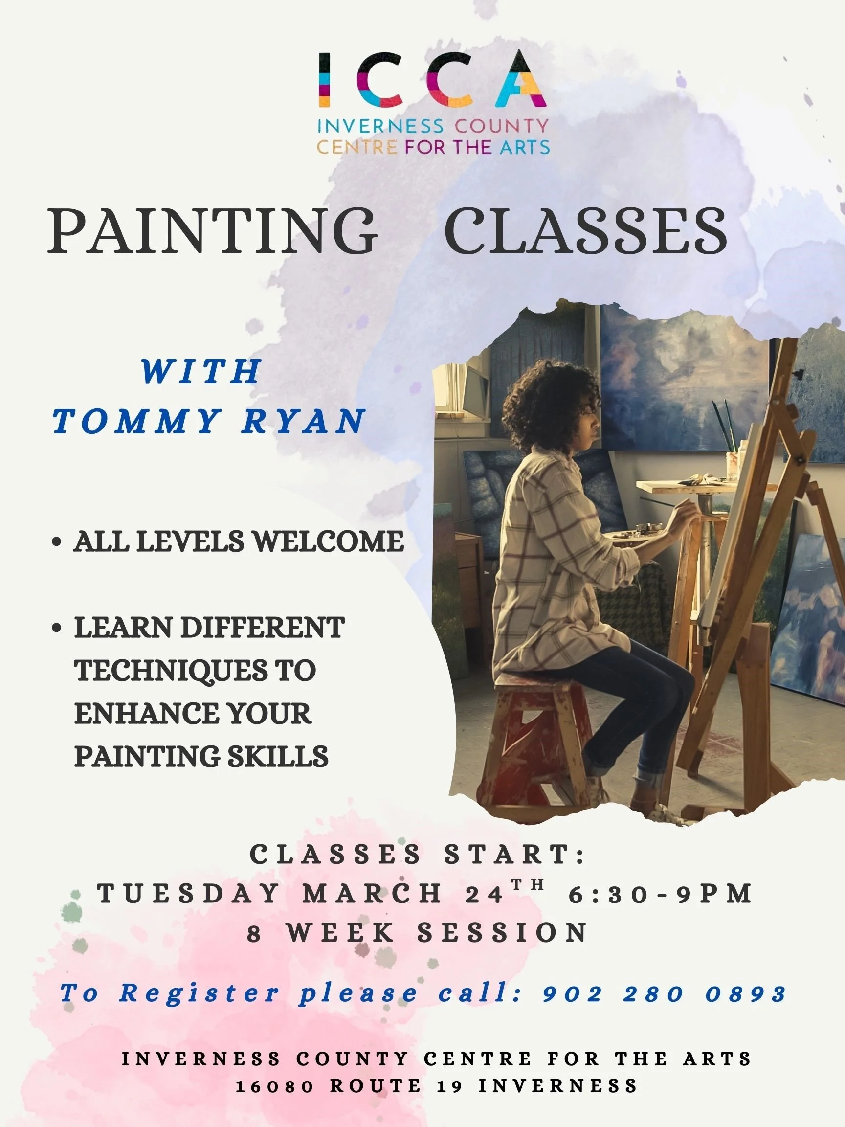 Painting Class with Tommy Ryan:        8 Week Class