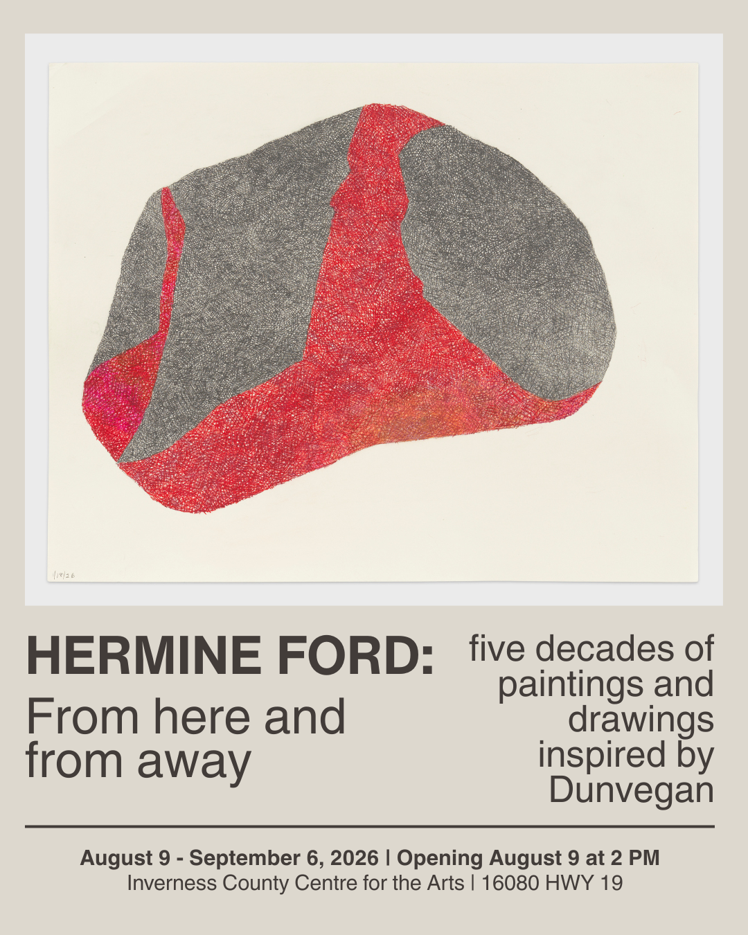 HERMINE FORD: From Here and From Away - Five Decades of Paintings and Drawings Inspired by Dunvegan