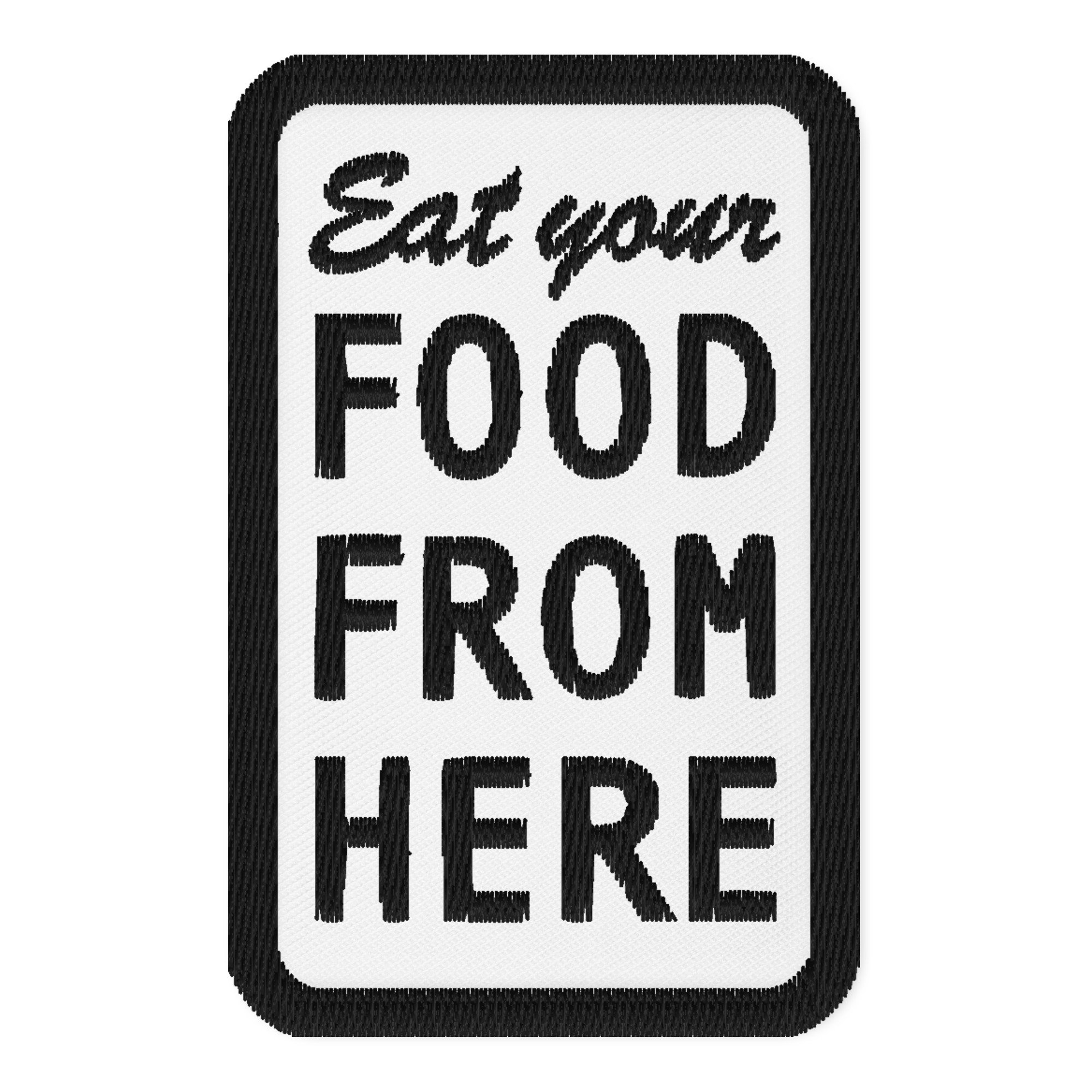 FOOD FROM HERE Patch