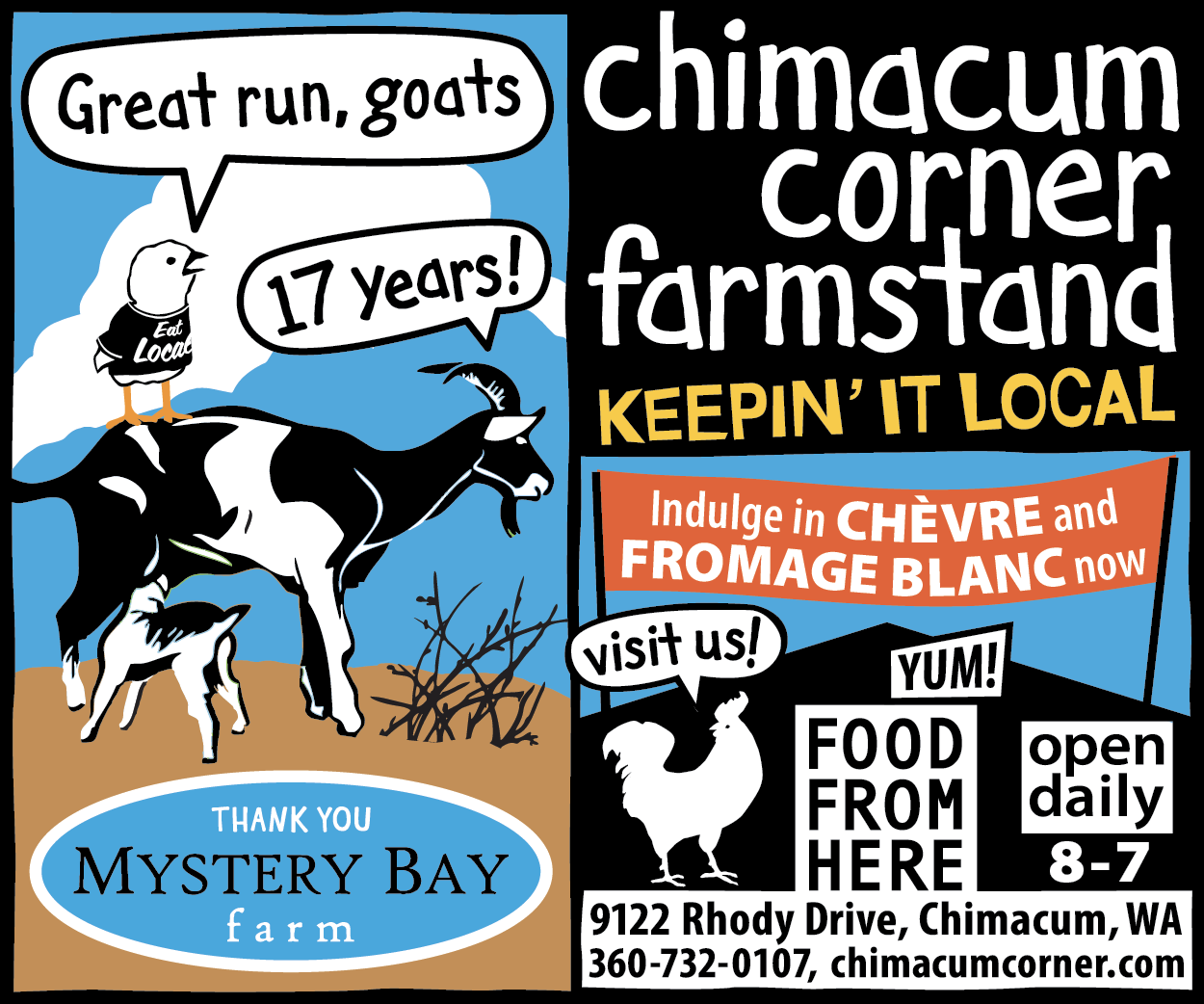 HAPPY TRAILS MYSTERY BAY FARM