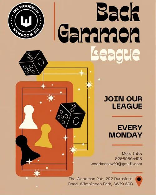 Back Gammon Night (Copy) — The Woodman