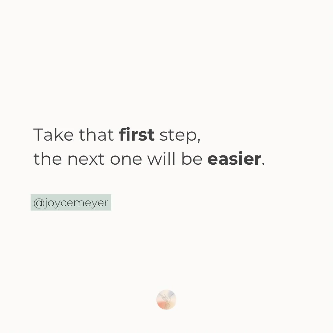 Sometimes the hardest part is just starting. ✨ Take that first step, even if it feels small or uncertain&mdash;the next one will come easier. 

@joycemeyer 

#agree #quote #joycemeyer #sotrue #takeastep #try #smallsteps #keepgoing #womenempowerment #