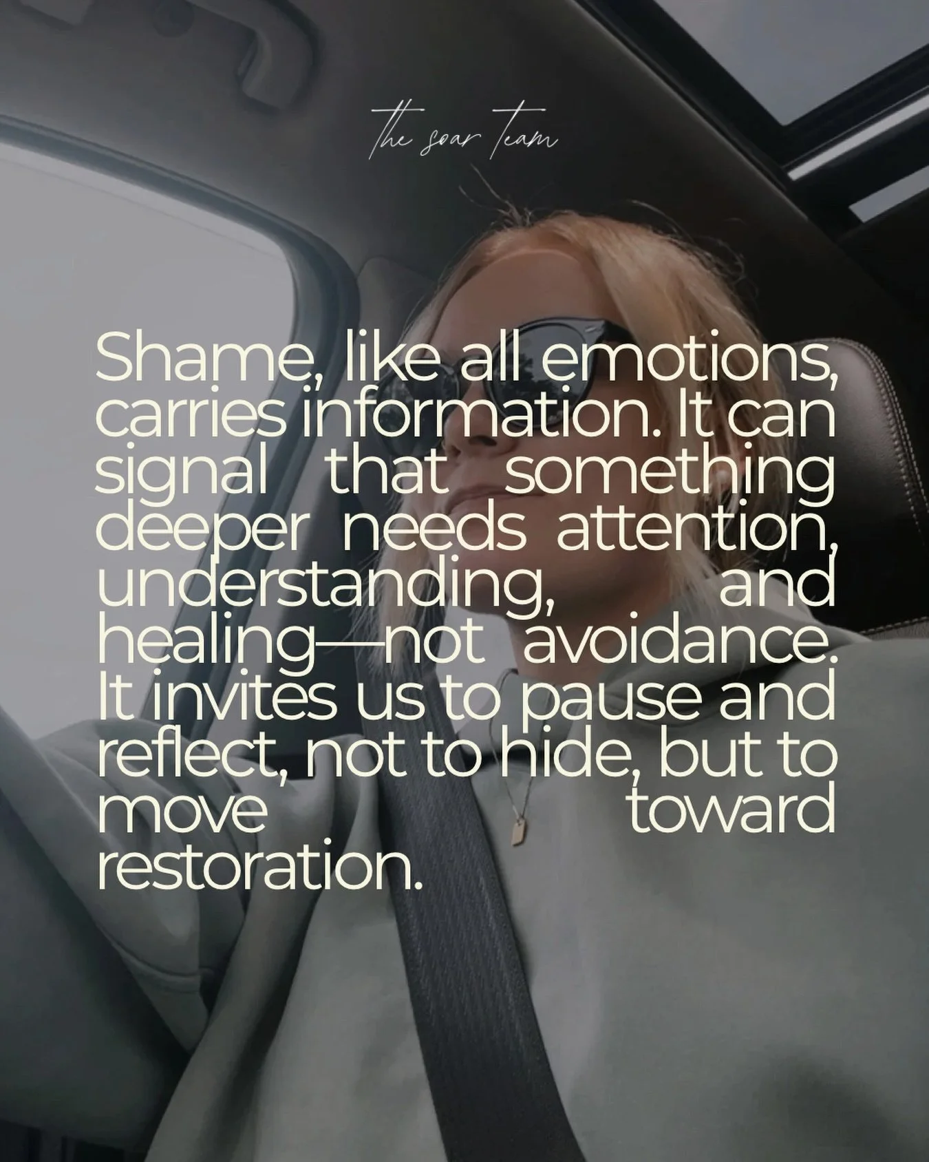 Shame isn&rsquo;t the end of your story&mdash;it&rsquo;s an invitation.

In the book we&rsquo;re writing, we talk about how shame isn&rsquo;t something to run from, but something to gently pay attention to. It&rsquo;s often pointing to a deeper place