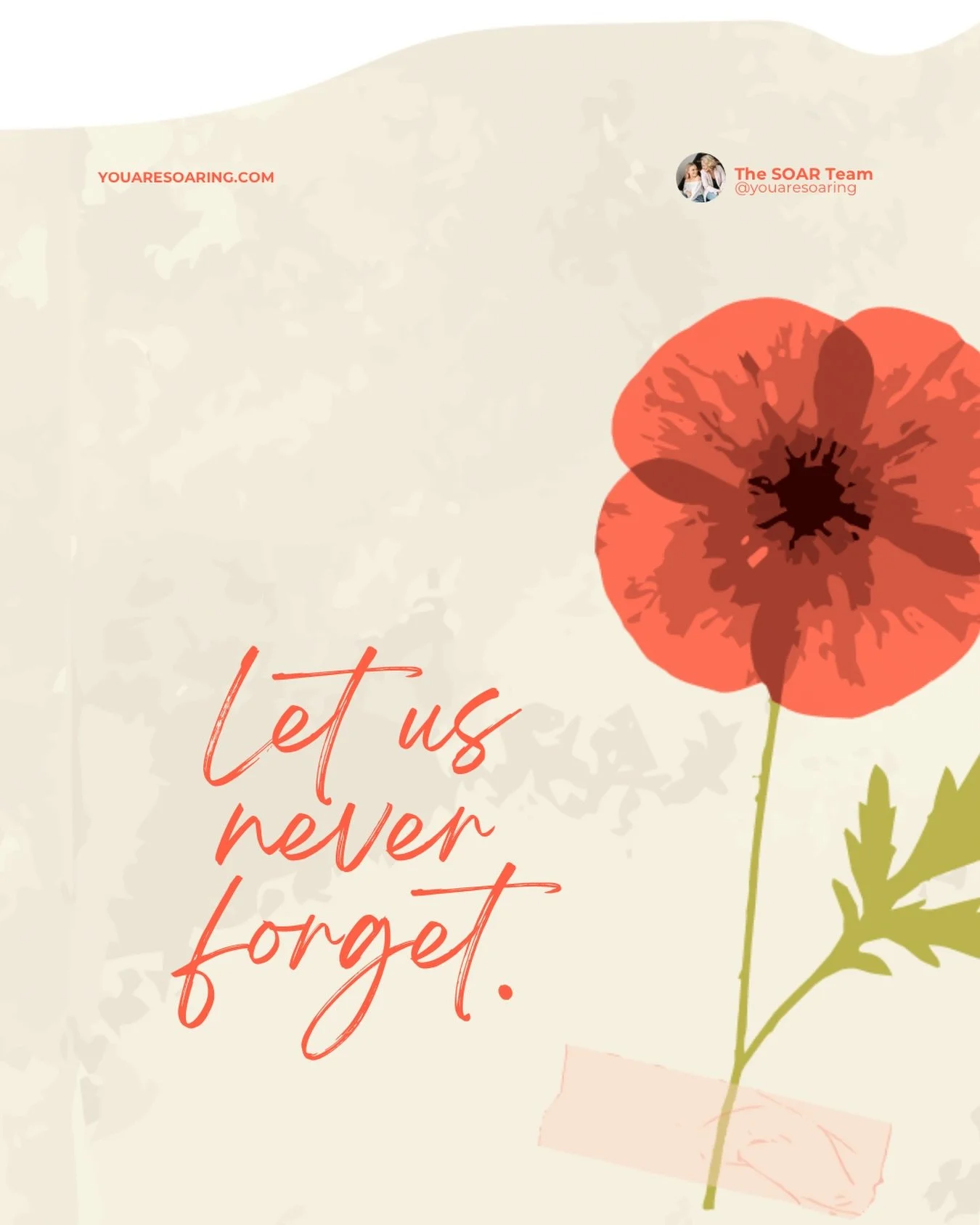 Today, we remember.

We honor the brave men and women who gave their lives in service to our country &mdash; those who laid down everything so others could live in freedom. Their sacrifice is not lost on us.

As we gather with family, enjoy the slowe
