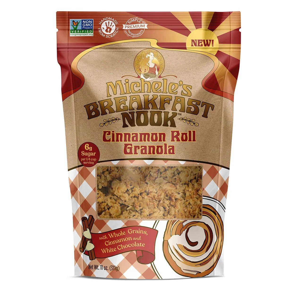 Breakfast Nook Cinnamon Roll Granola