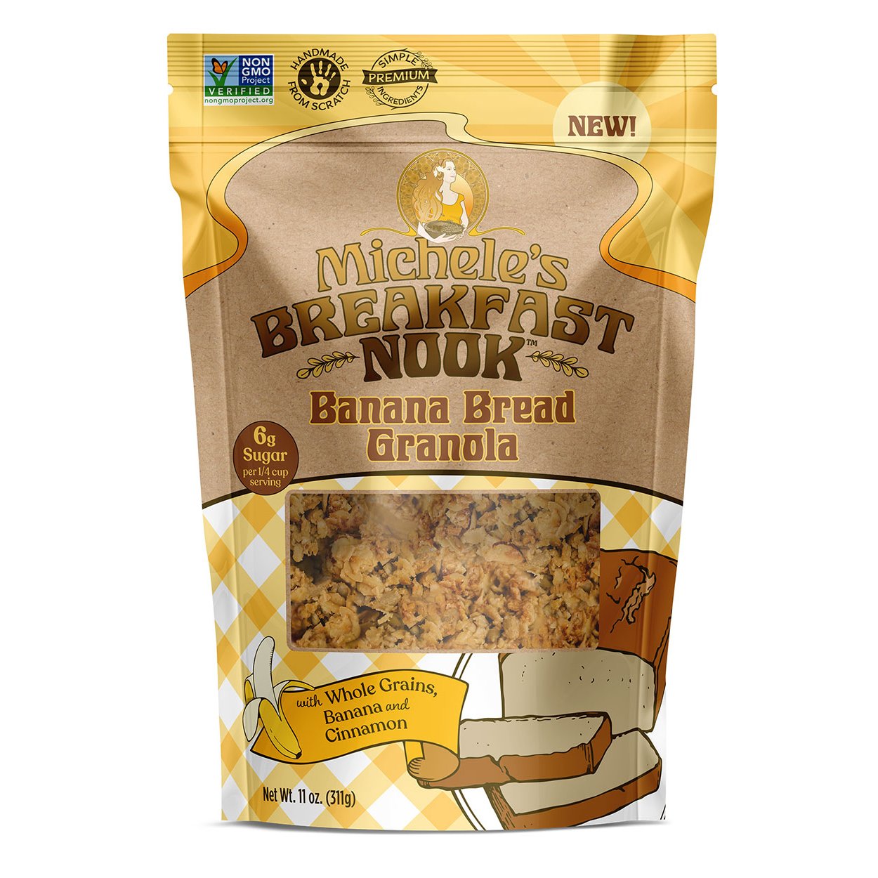 Michele's Granola Breakfast Nook Banana Bread