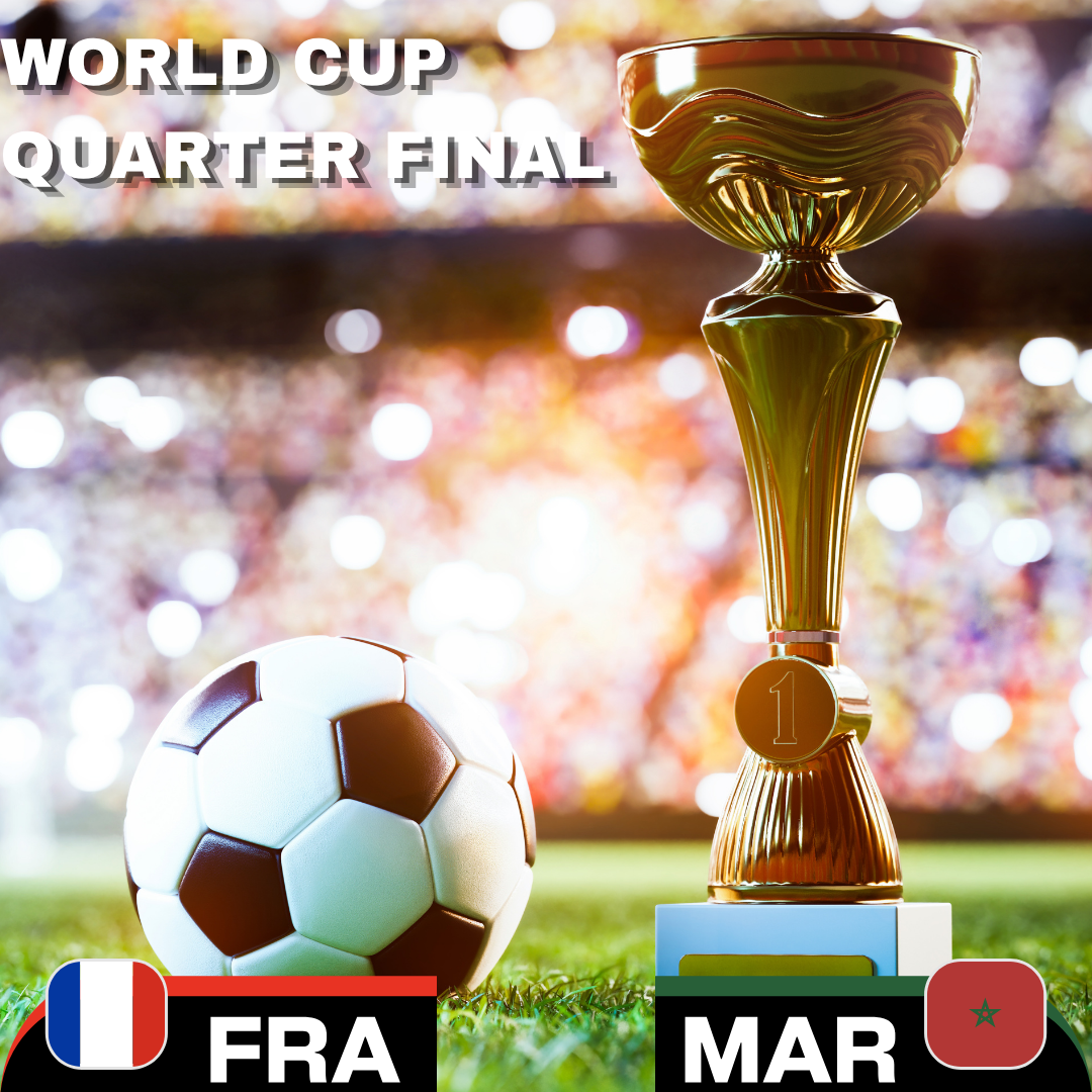 France Vs. Morocco - World Cup Quarter Final