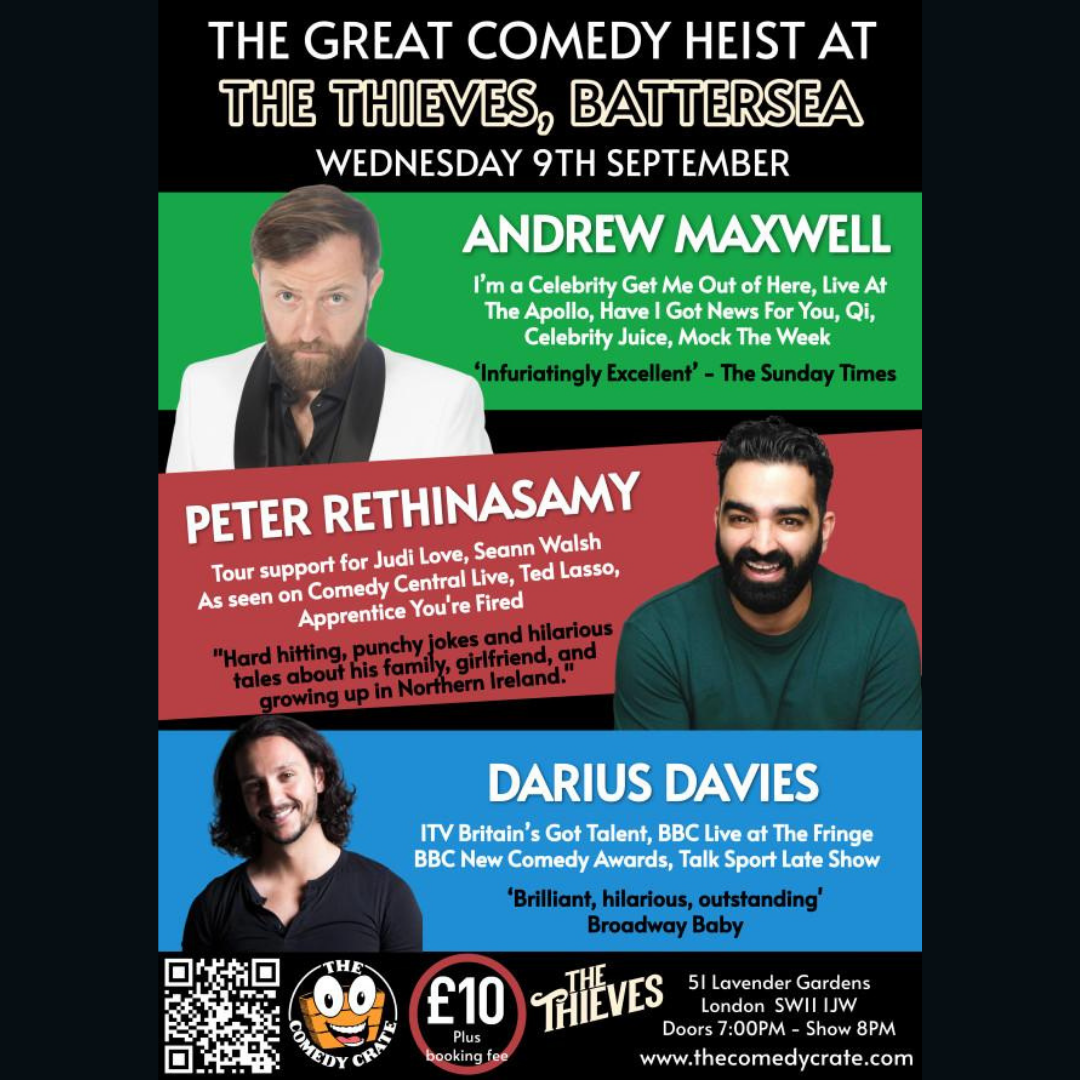 The Great Comedy Heist: Live Comedy 