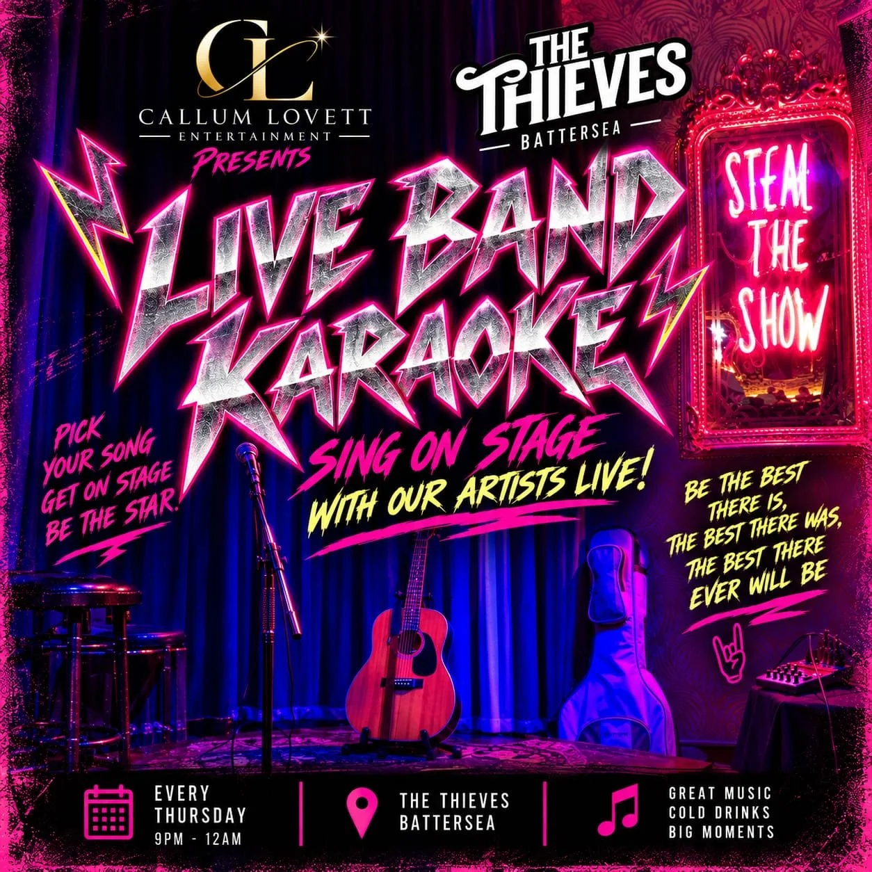 Live Band Karaoke Every Thursday