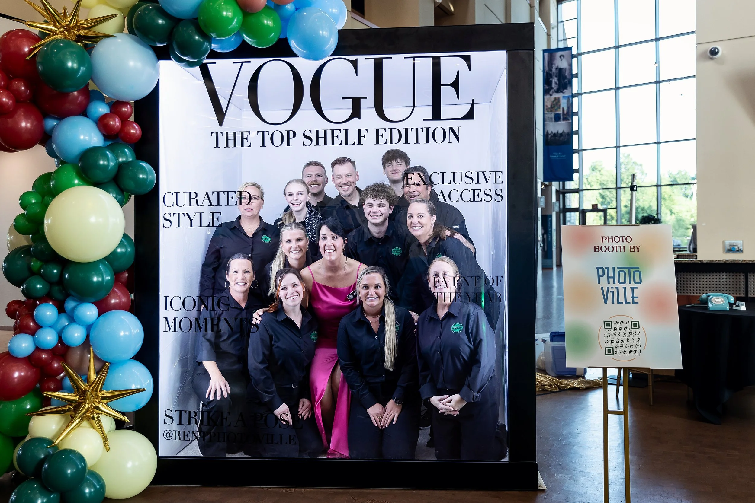 Top Shelf Cuisine &amp; Cocktails Team Group Photo from Rebranding Event