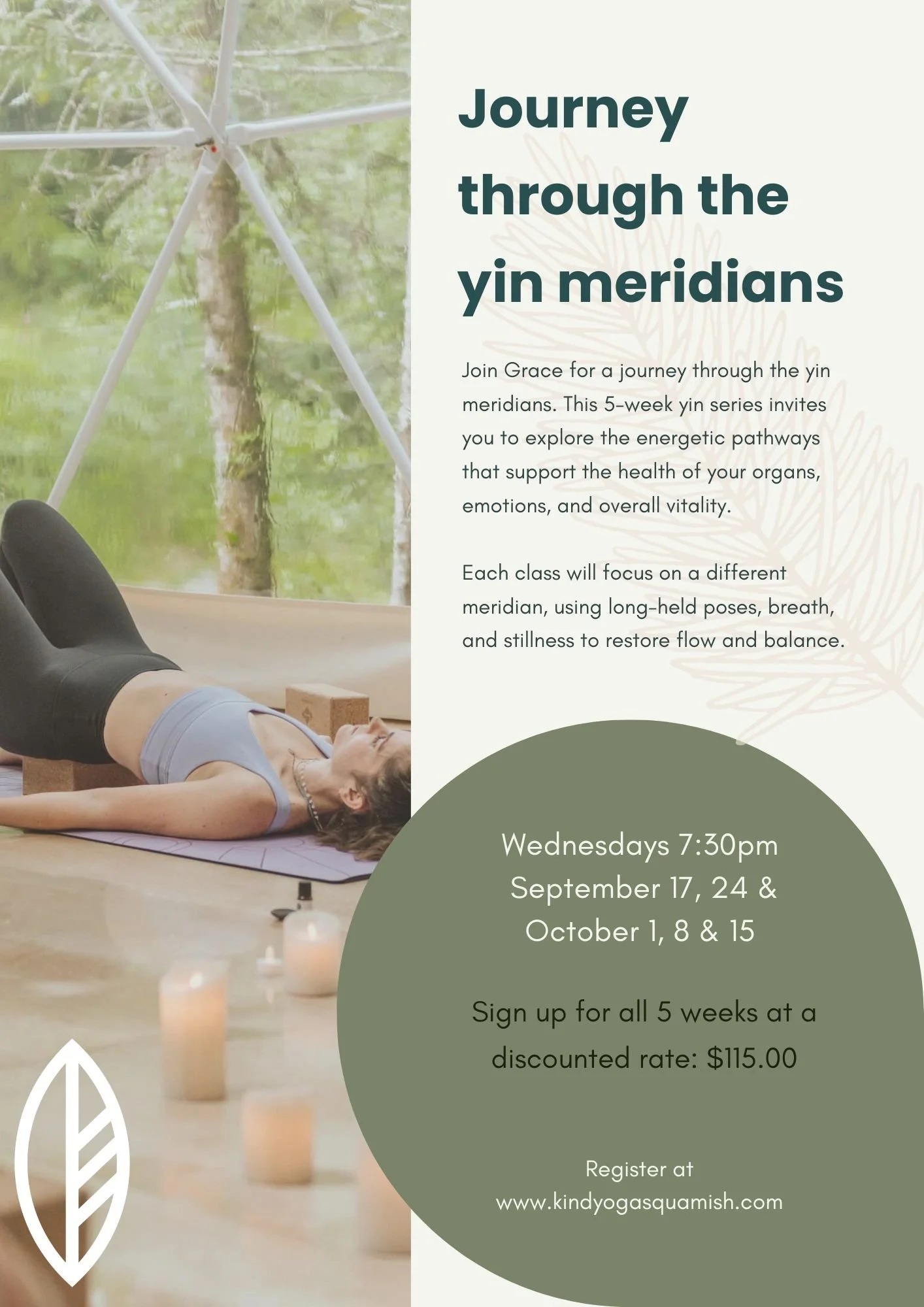 Journey Through The Meridians: 5-week Yin Yoga Series