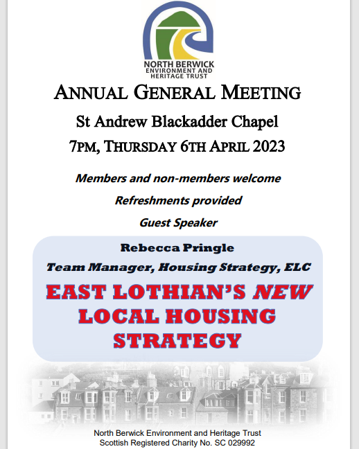 AGM 6th April East Lothian’s Housing Strategy — North Berwick
