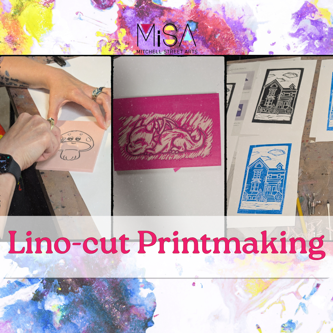 Lino-Cut Print making