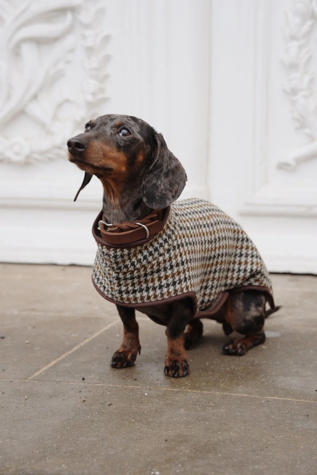 Maßgeschneiderter Harris Tweed Mantel