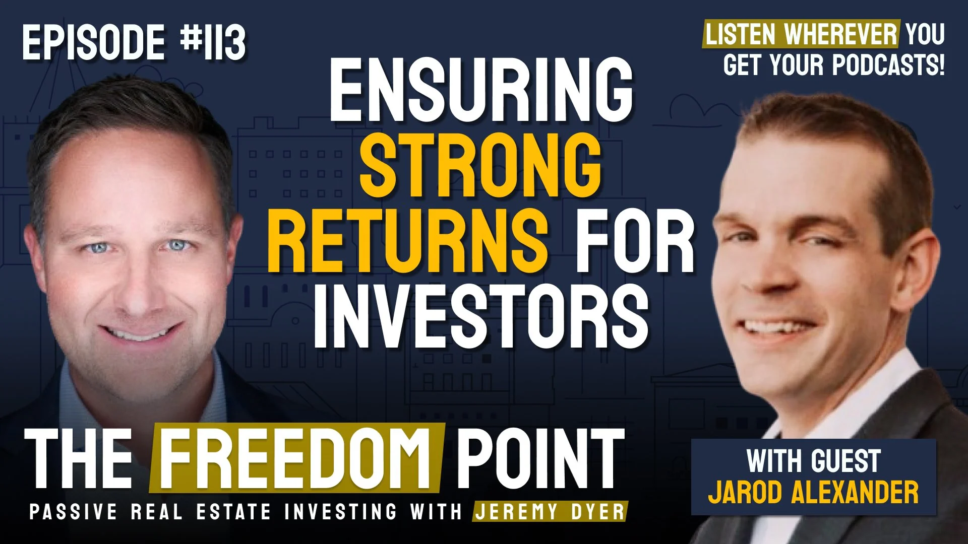 Optimal Equity Group: Ensuring Strong Returns for Investors w/Jarod Alexander