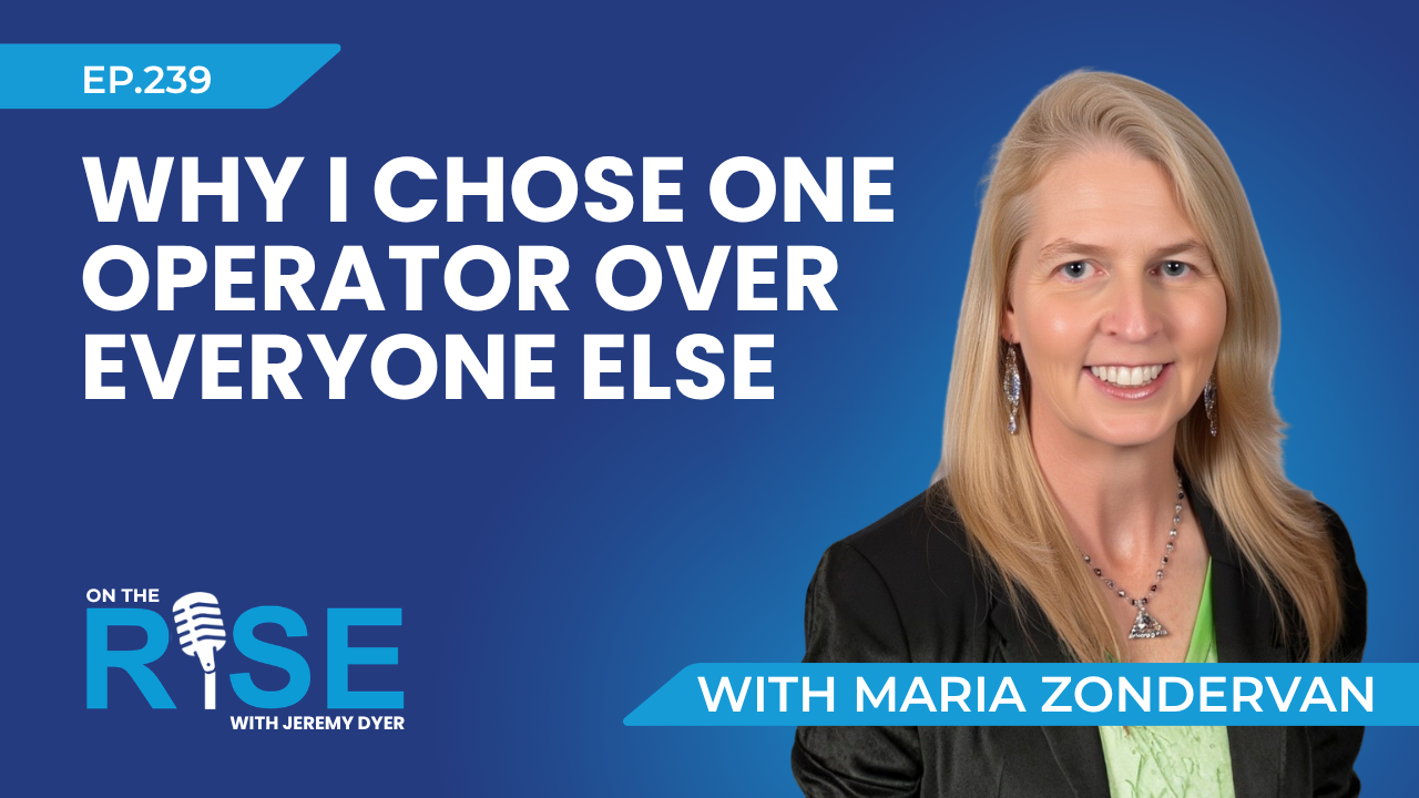 Why I Chose One Operator Over everyone Else W/Maria Zondervon