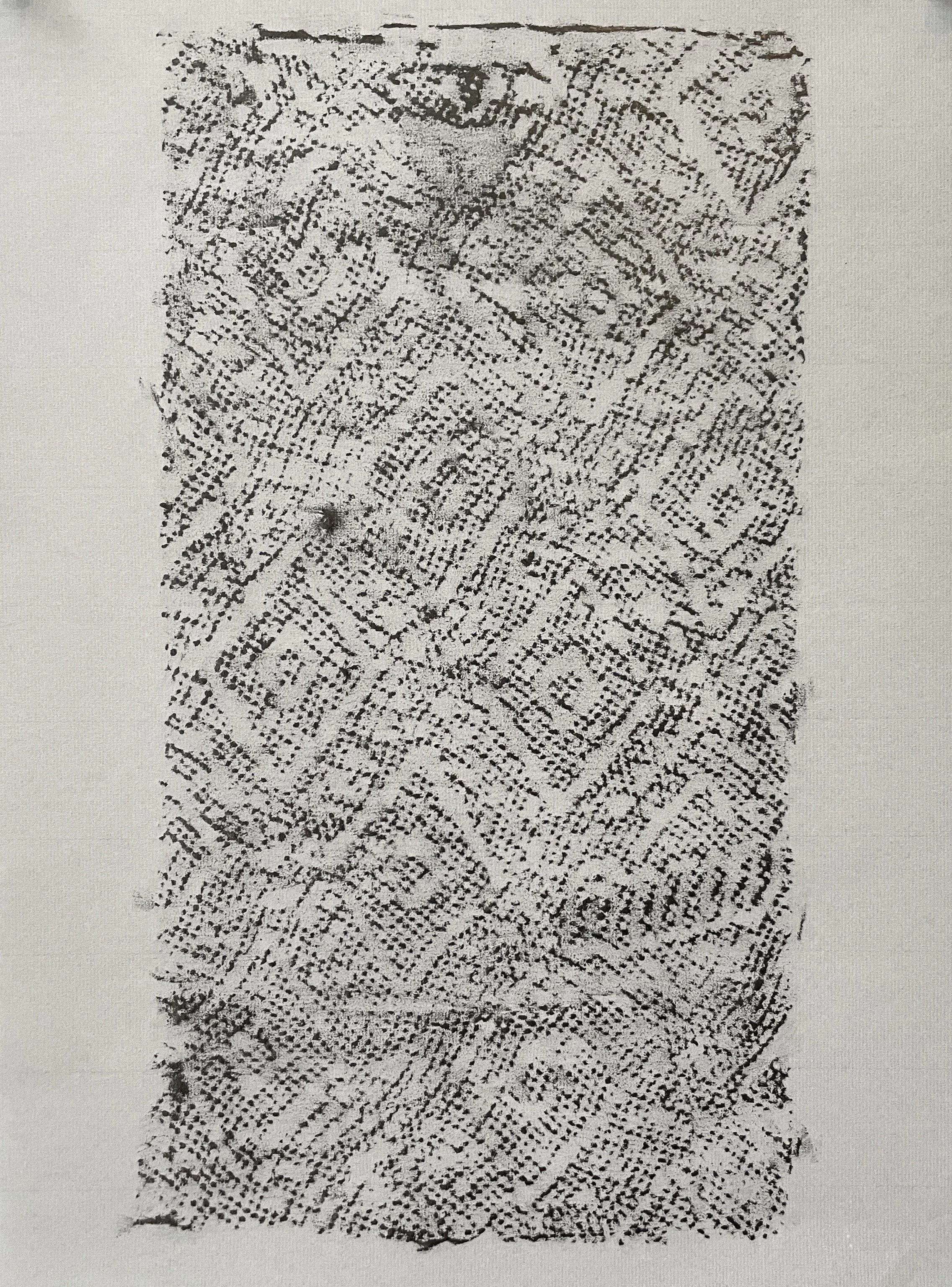 Bounty, 2021, graphite on rice paper, 13” x 9.5”