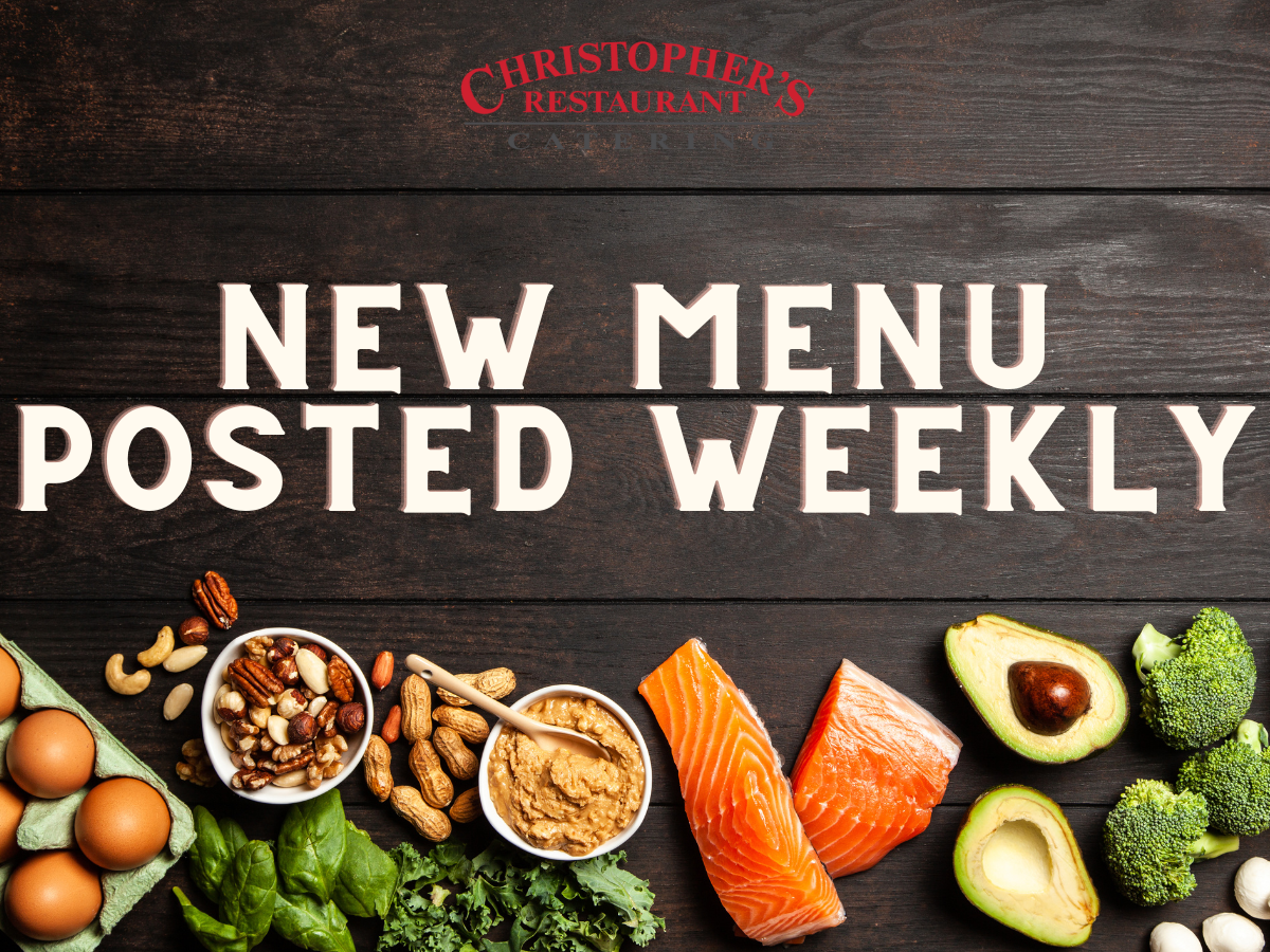Wednesday & Friday Menu - Posted Weekly