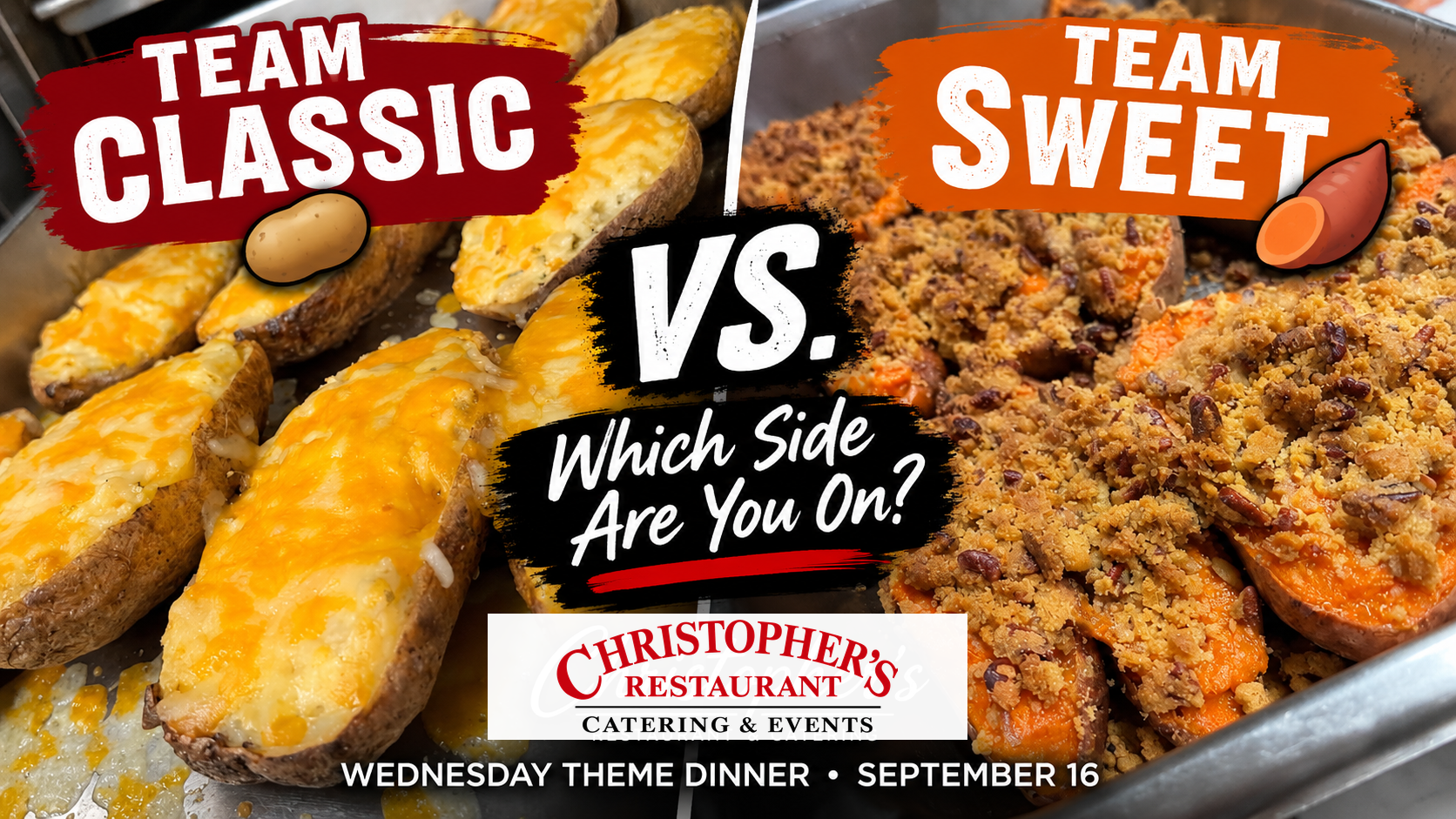TEAM CLASSIC 🥔 vs. TEAM SWEET 🍠 — Which Side Are You On?
