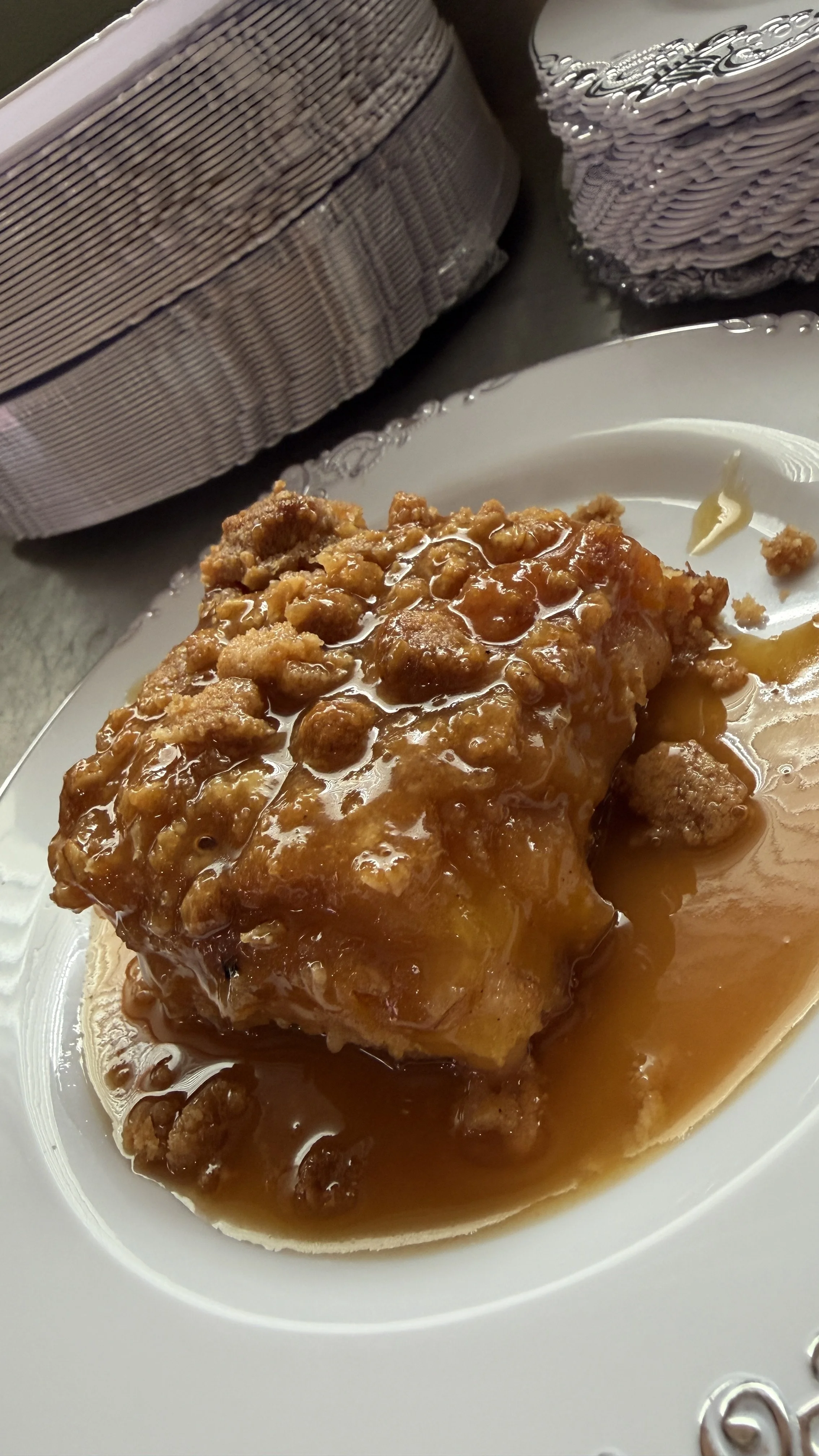 Caramel Apple Crumble Bars plated with Sauce.jpg