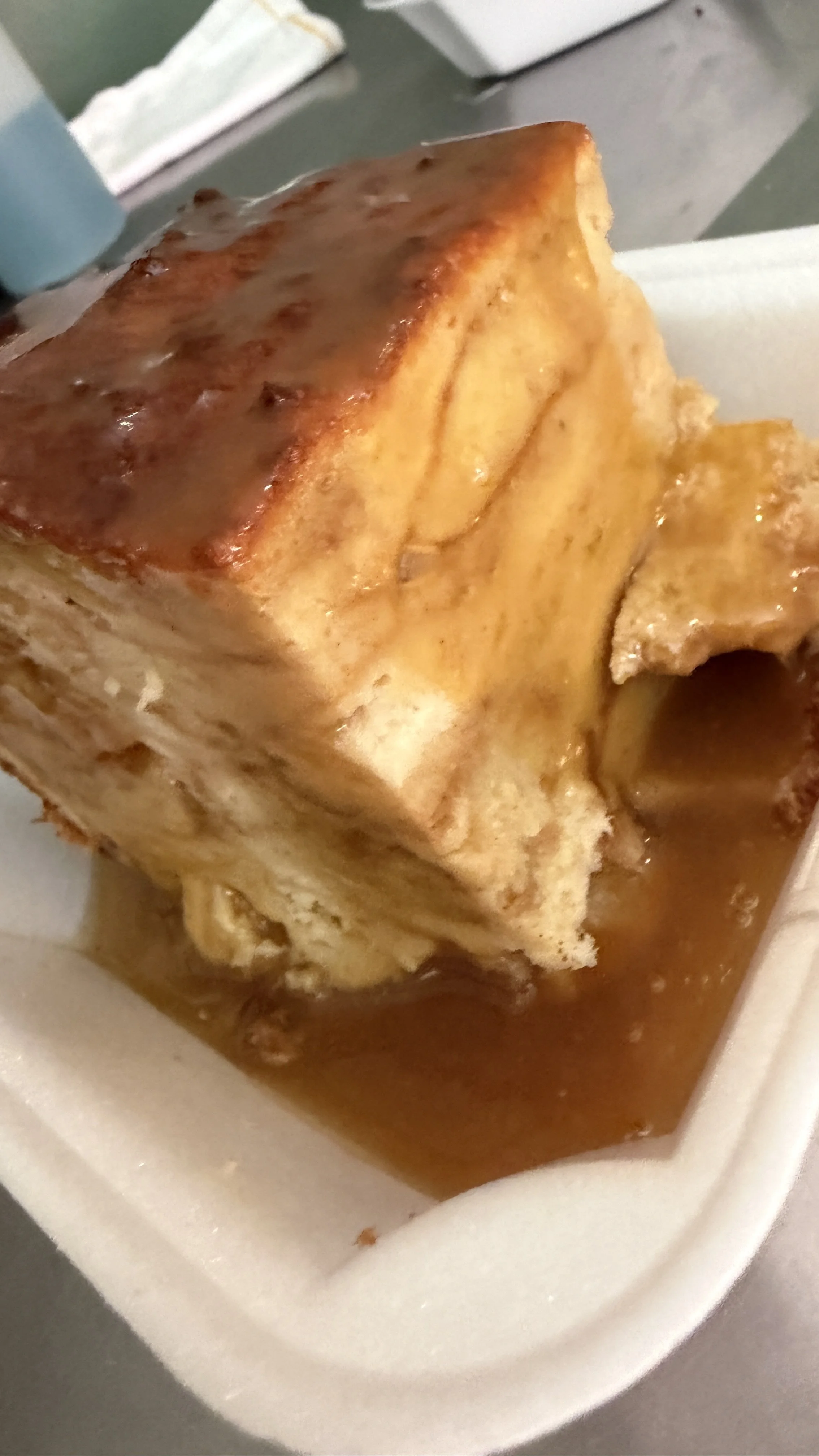 Bread Pudding with Sauce on TO GO container.jpg