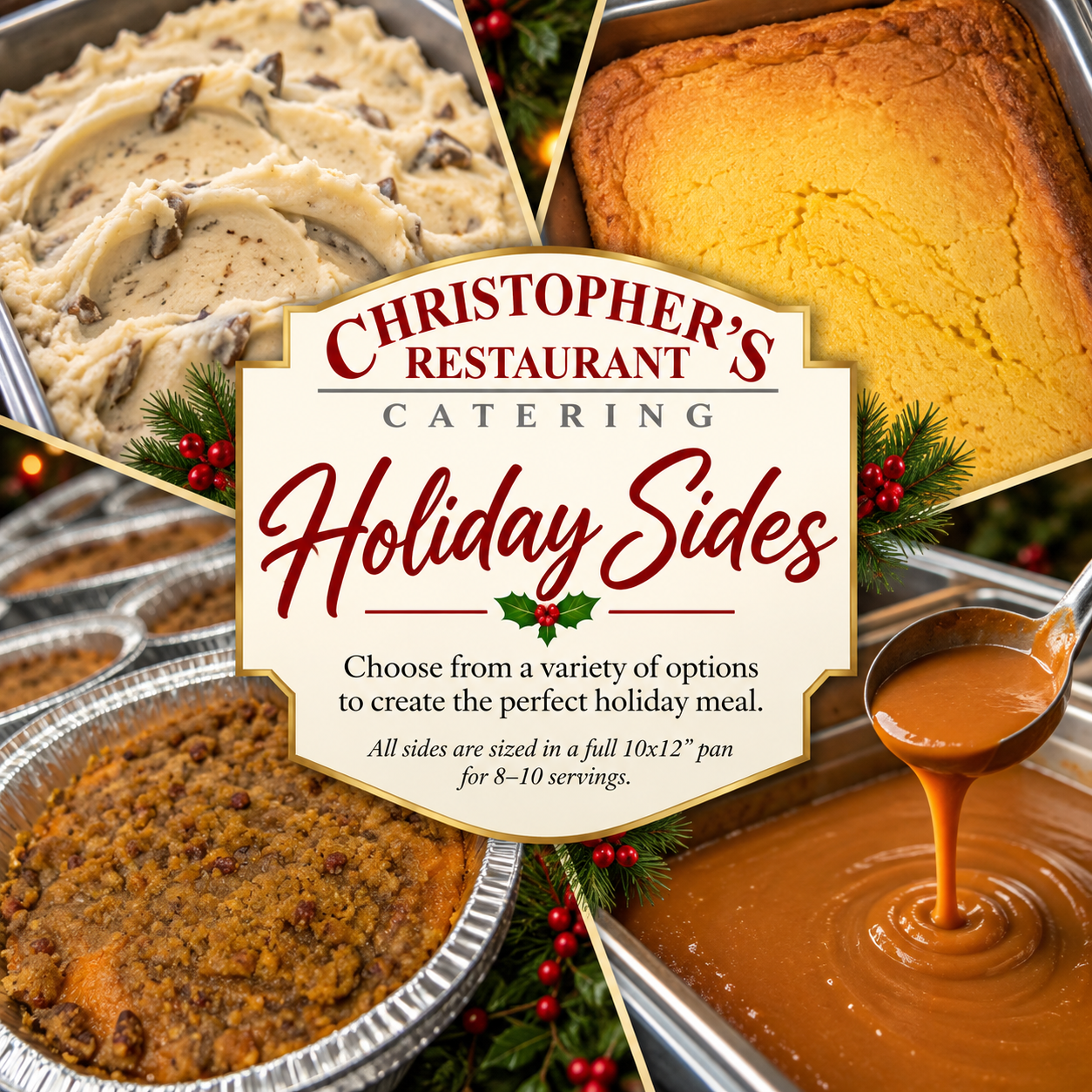 Additional Holiday Sides — Half Pans